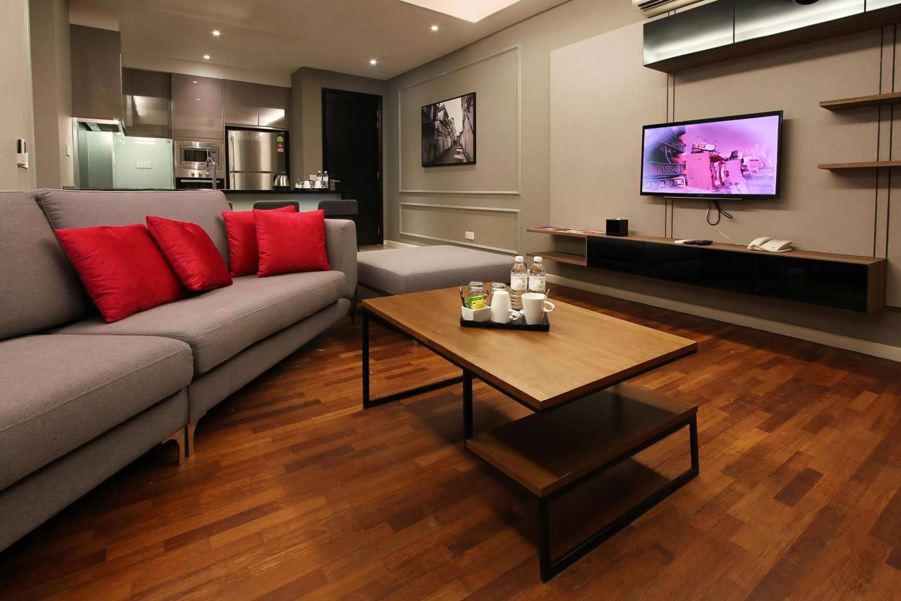 Living room in The Shore Hotel & Residences