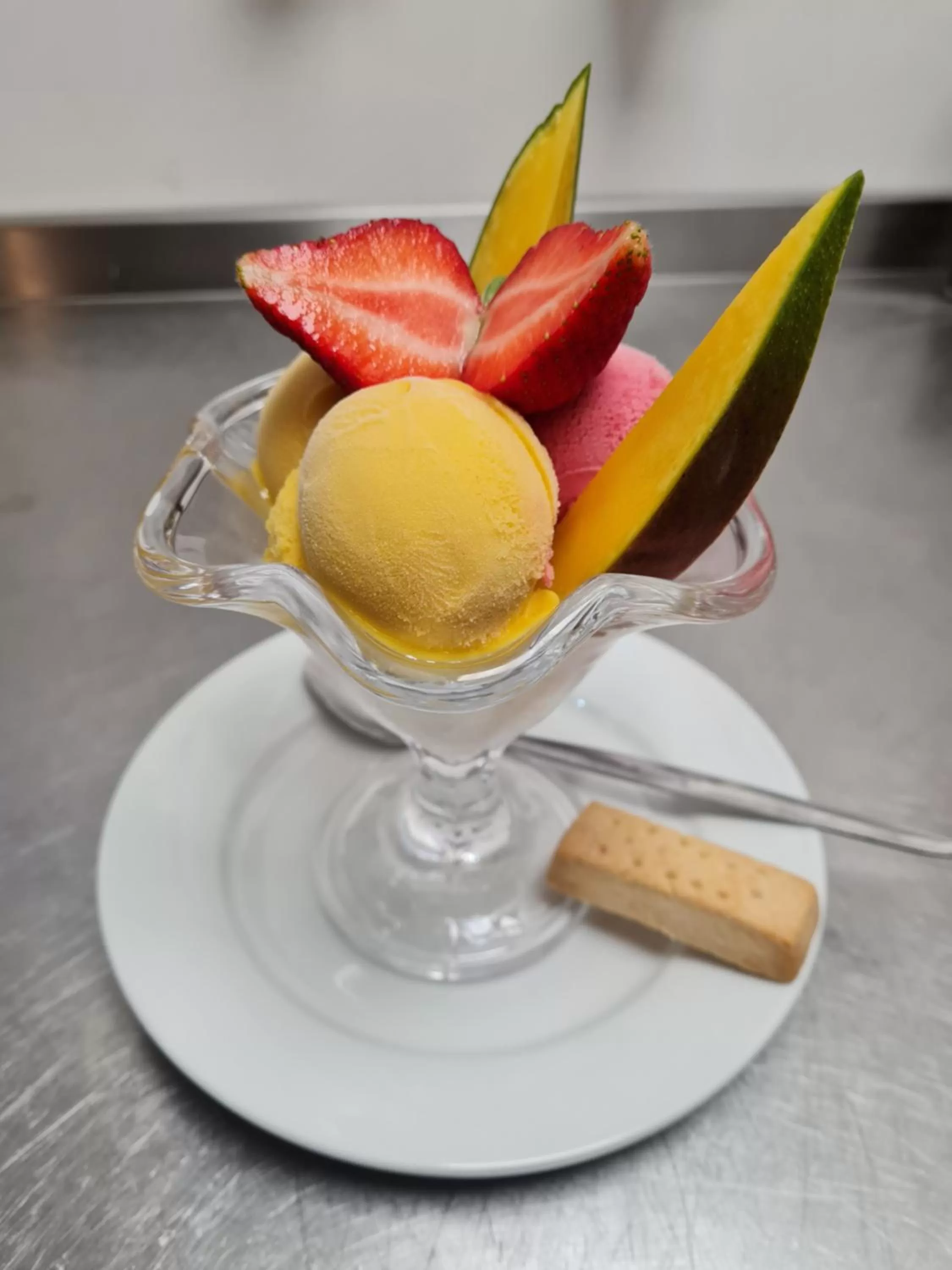 Food close-up in The Pelican Inn