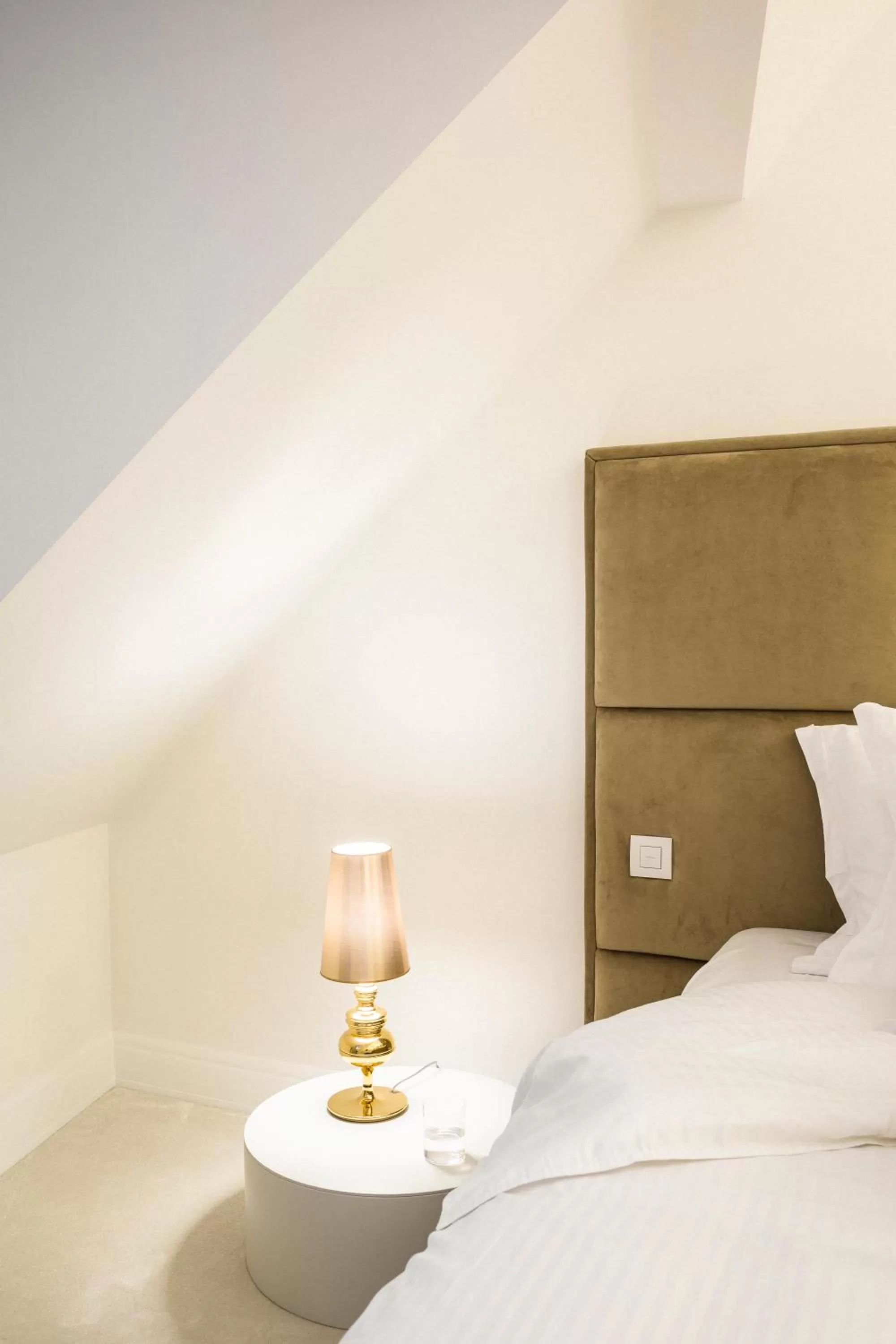 Bed in Gulde Schoen Luxury Studio-apartments