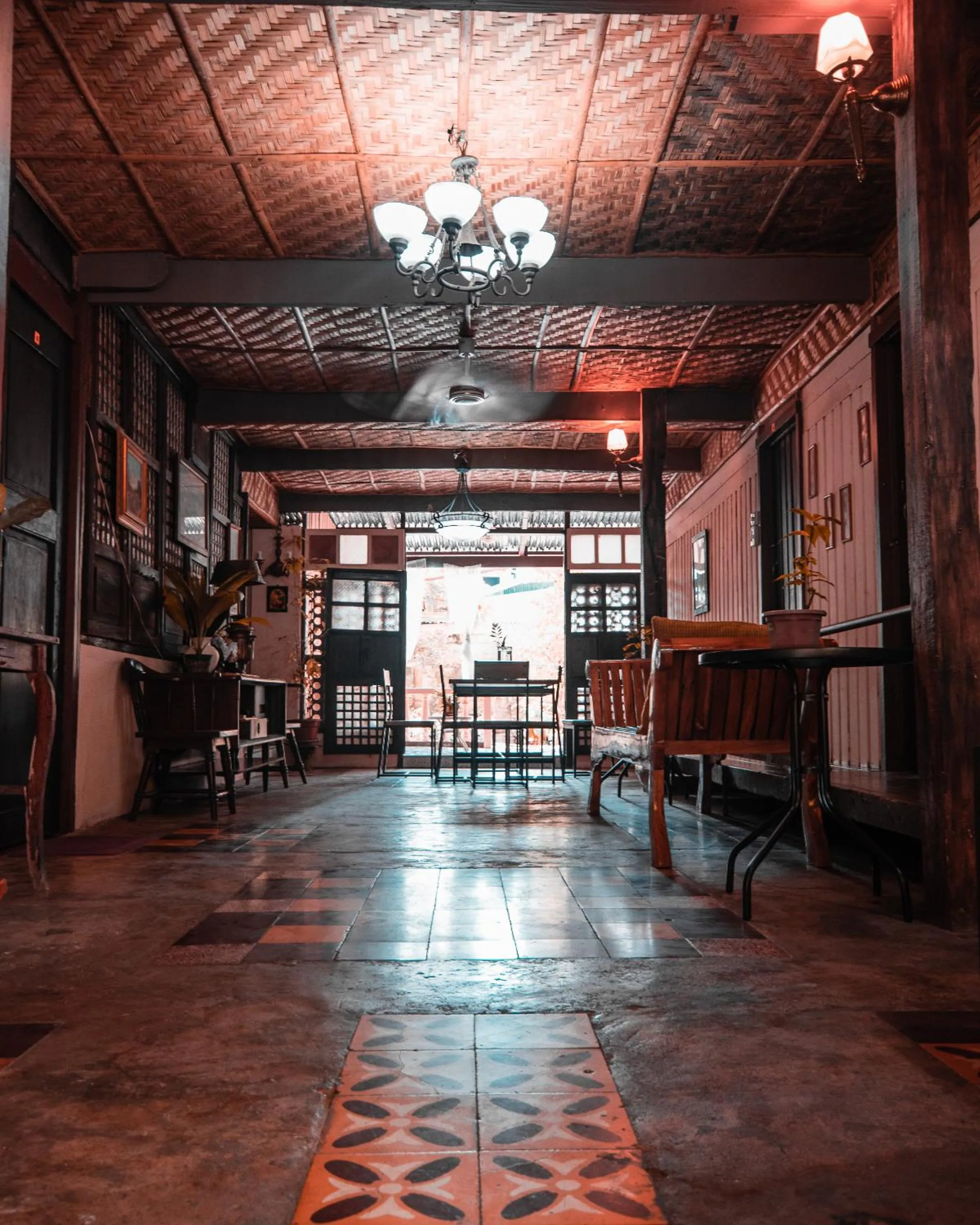 Living room in Oasis Balili Heritage Lodge
