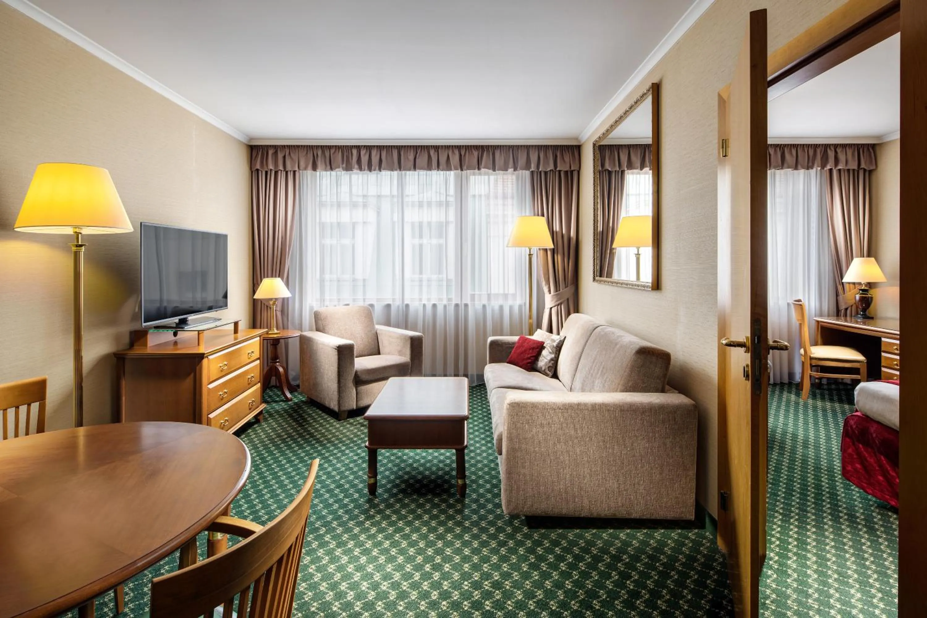 Living room in Mamaison Residence Downtown Prague