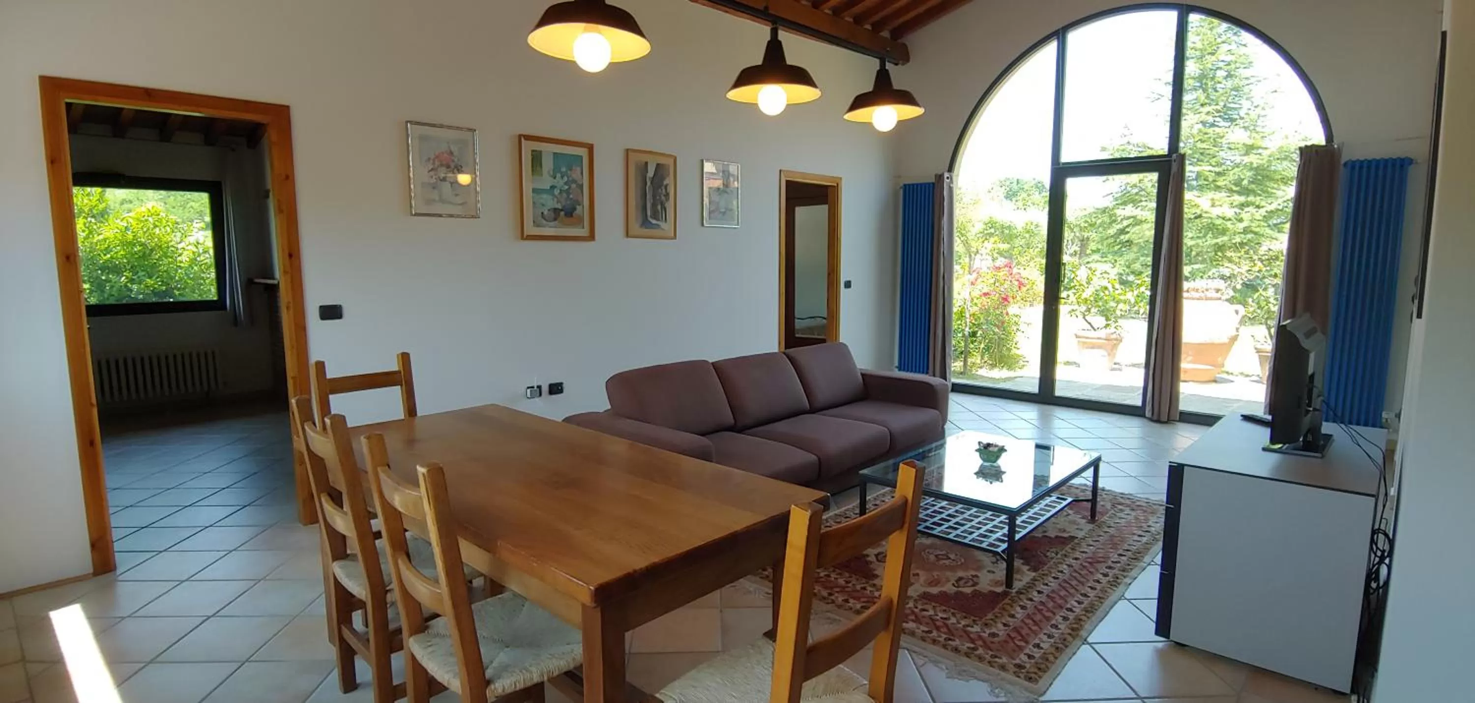 Seating area in Torrebianca Tuscany