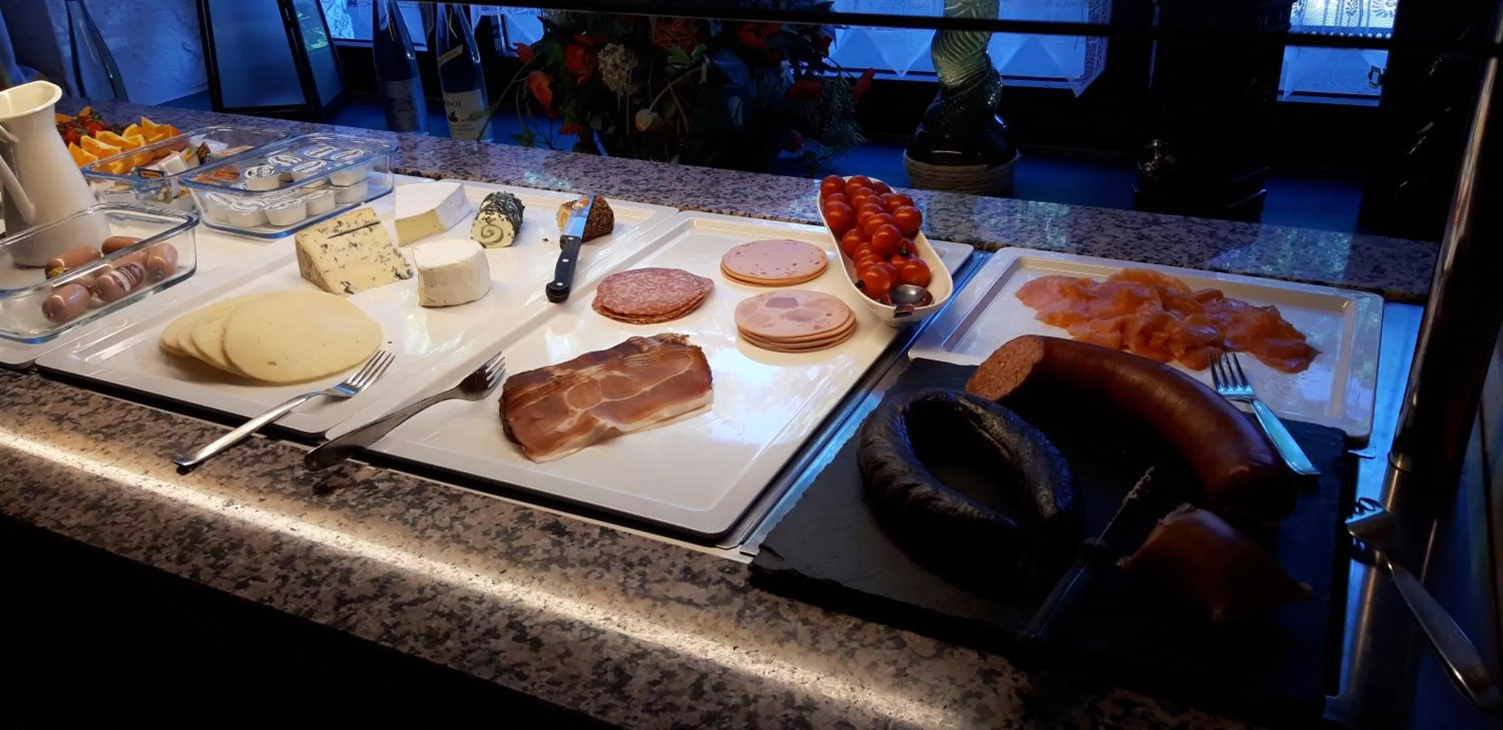 Buffet breakfast in Alemannenhof Hotel Engel