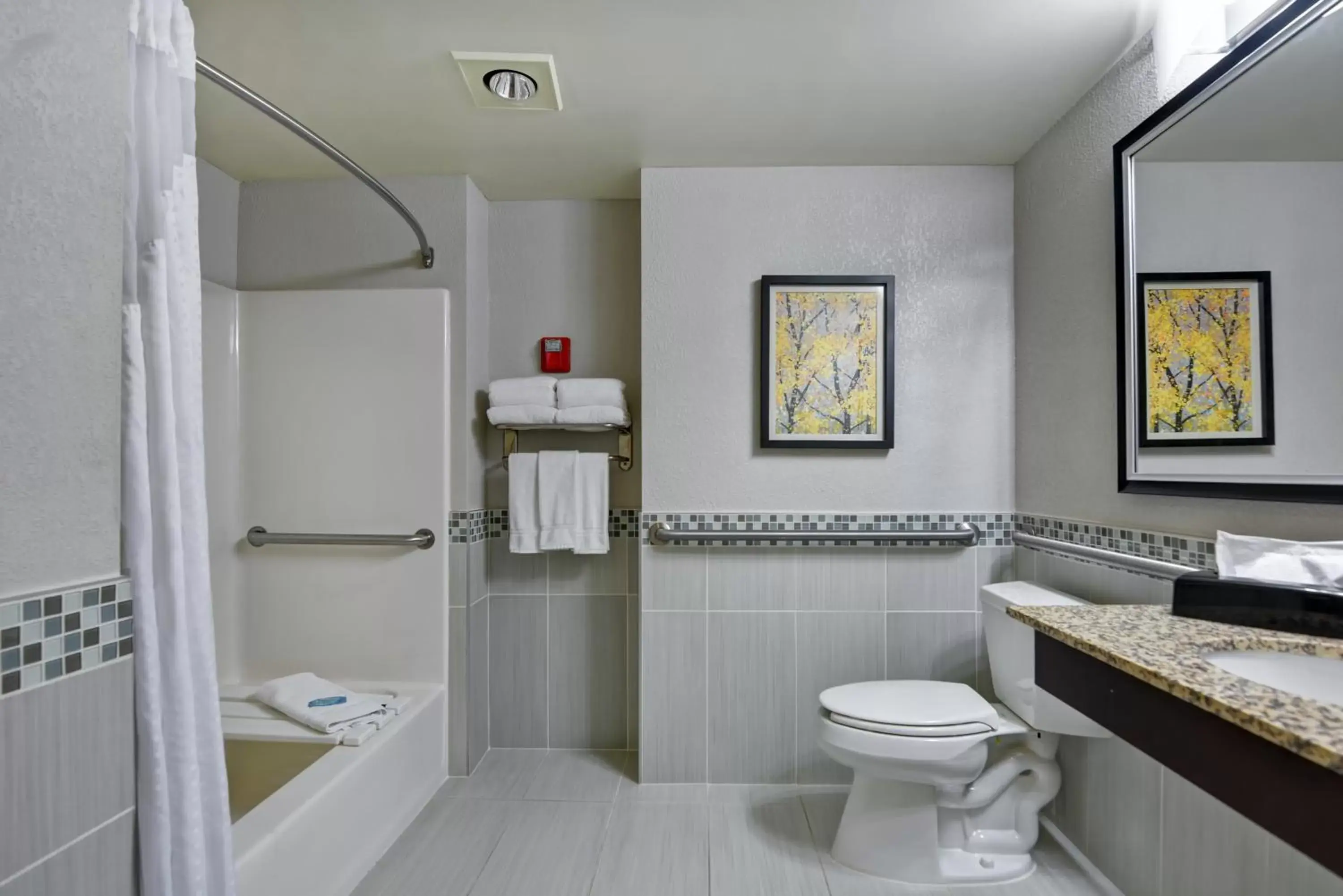 Queen Suite with Mobility Accessible Tub - Non-Smoking in Holiday Inn Express Hotel & Suites Milwaukee-New Berlin, an IHG Hotel Queen Suite with Mobility Accessible Tub - Non-Smoking in Holiday Inn Express Hotel & Suites Milwaukee-New Berlin, an IHG Hotel