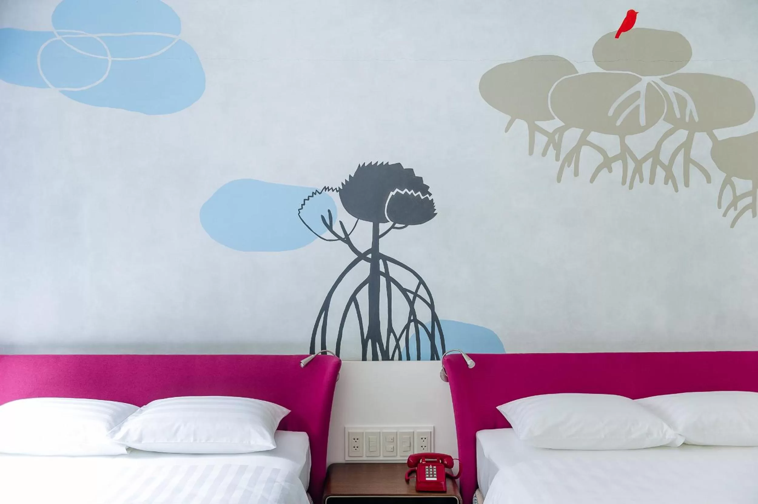 Bedroom, Bed in Canvas Boutique Hotel