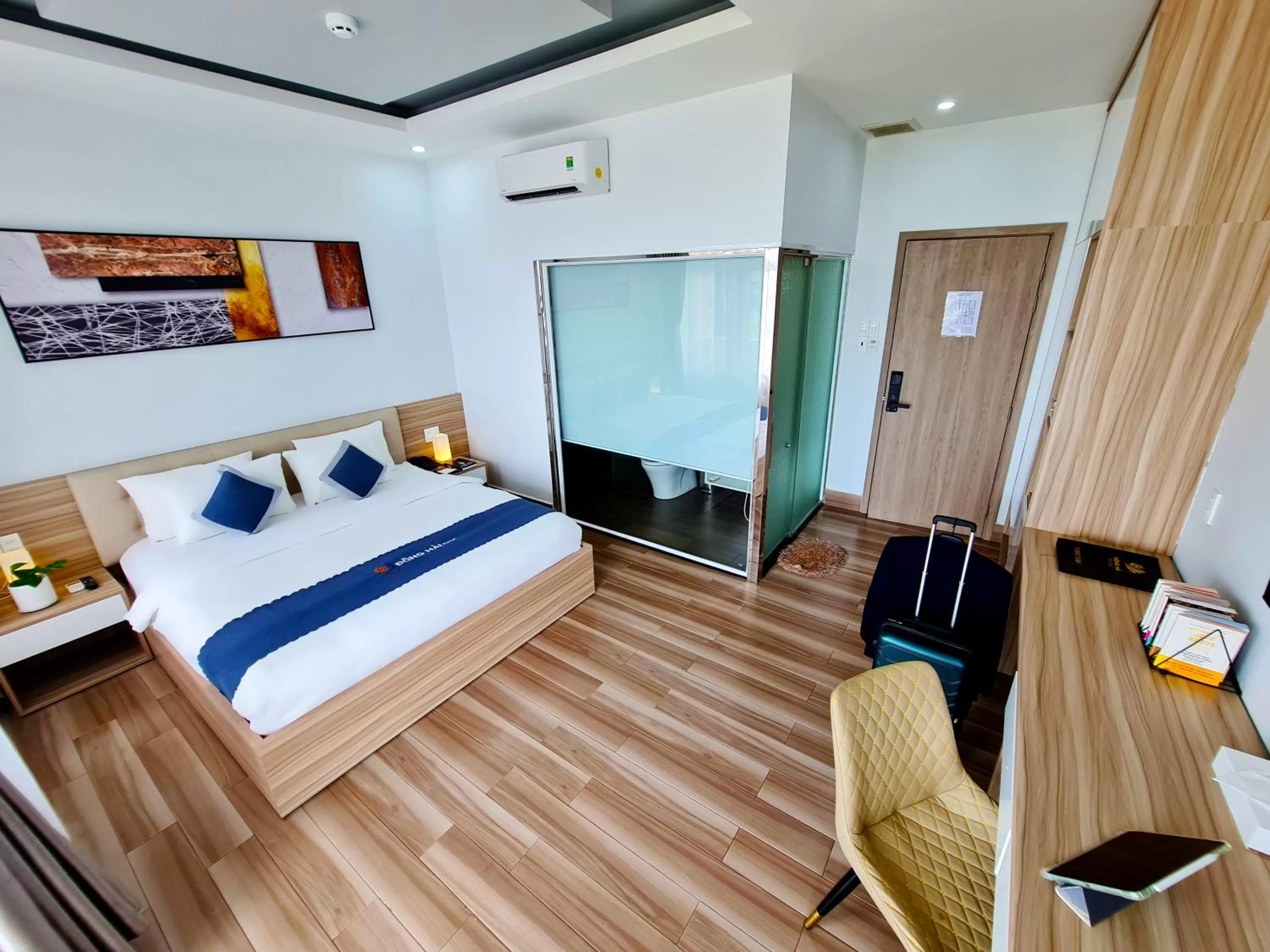 Bed in Dong Hai Hotel _ Rach Gia