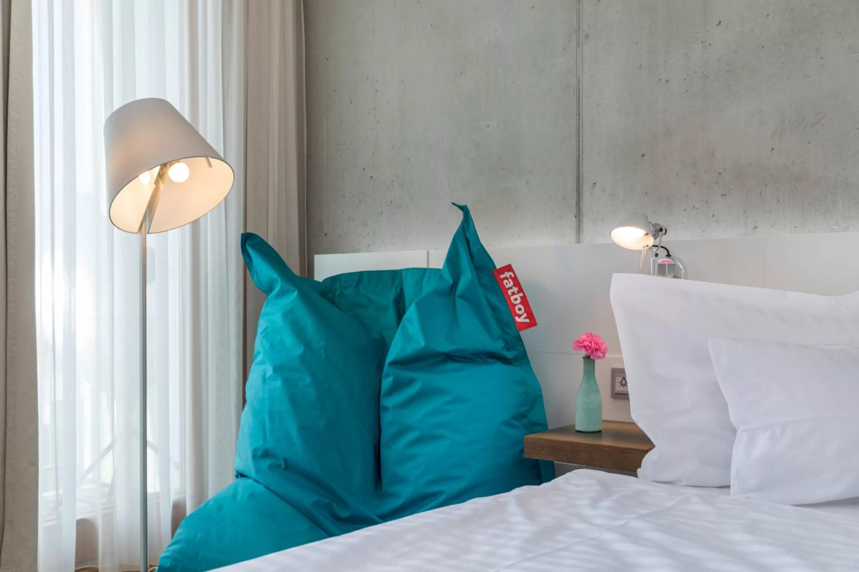 Bed in Factory Hotel