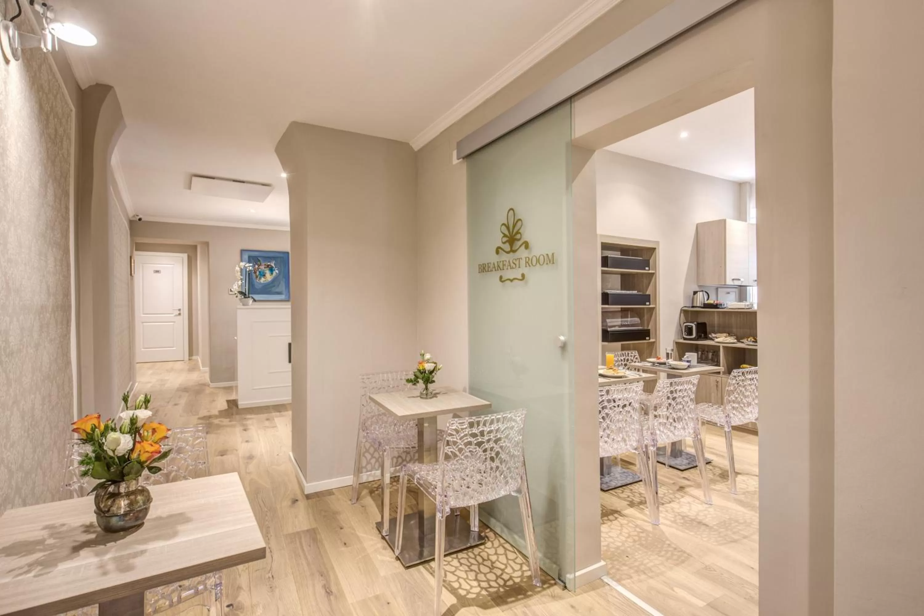 Food and drinks in The Spanish Suite Via di Ripetta