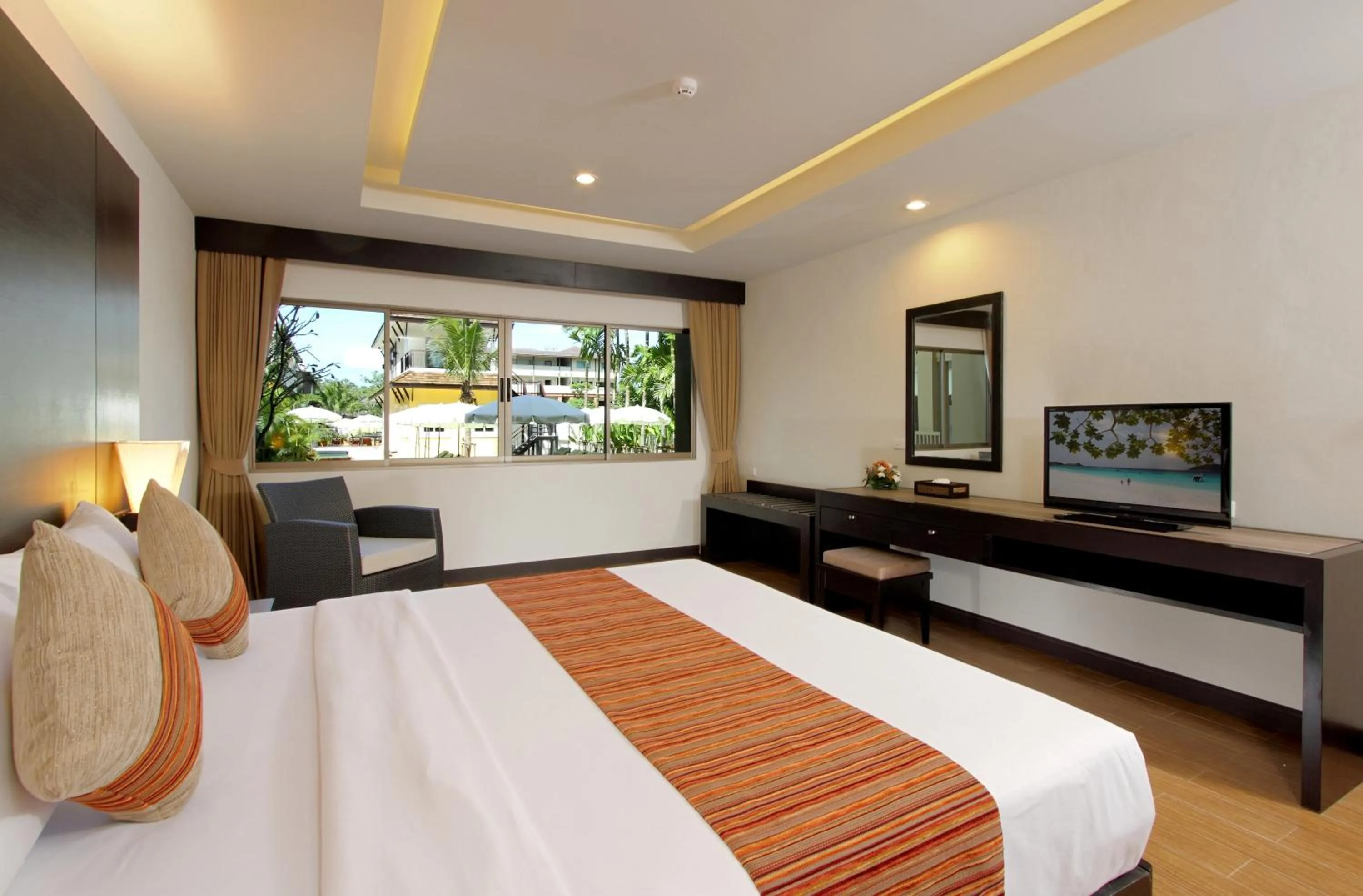 Bedroom, Bed in Kata Sea Breeze Resort - SHA Plus