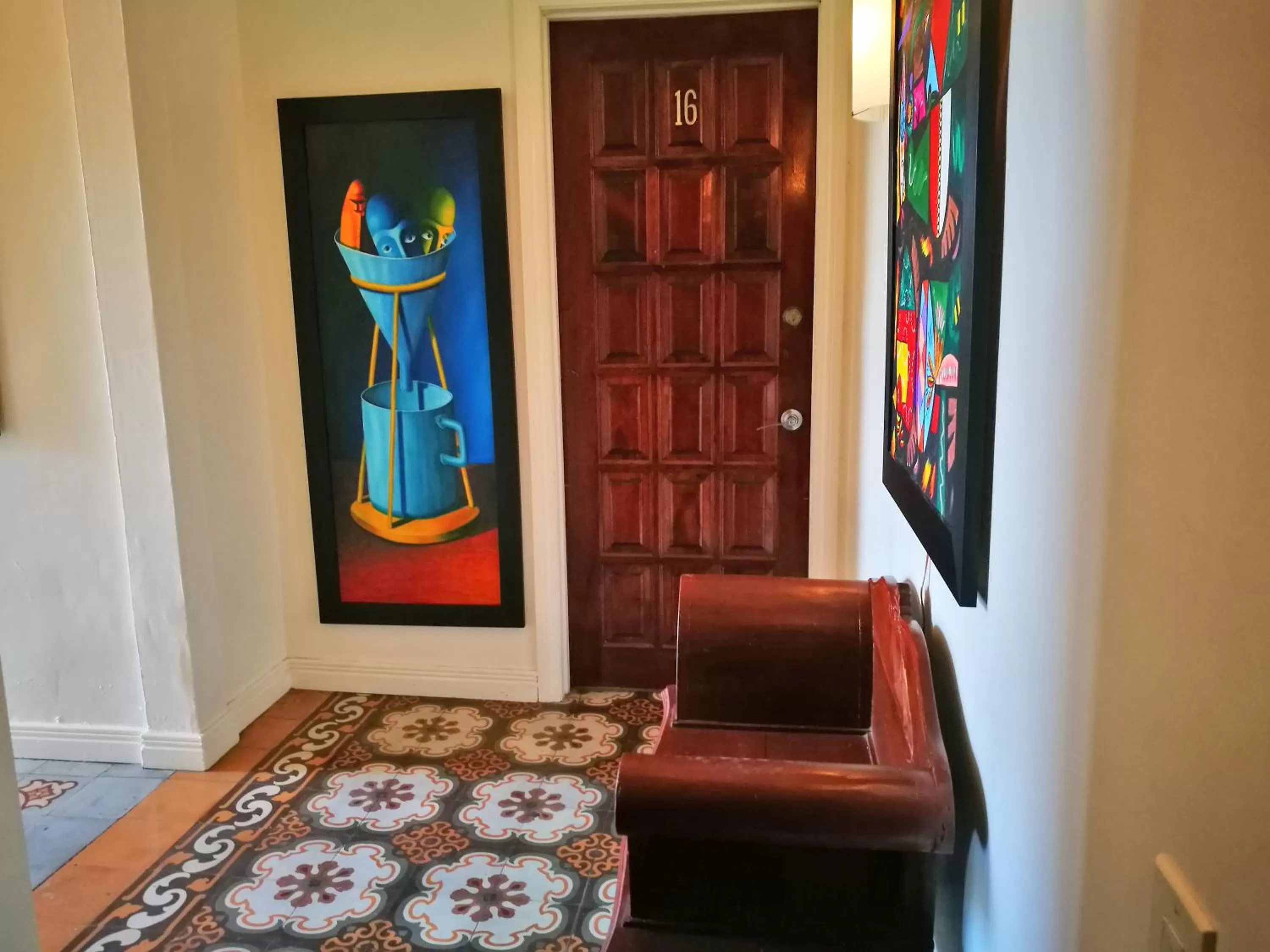 Decorative detail, Bed in Hotel Casa 69