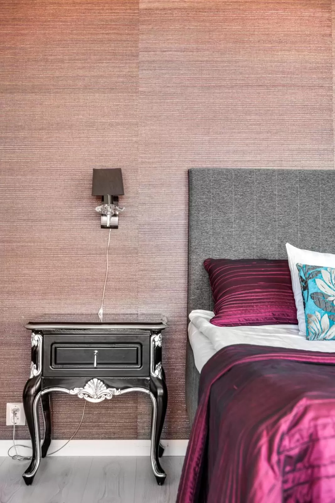 Bed in Hotel Rantakalla