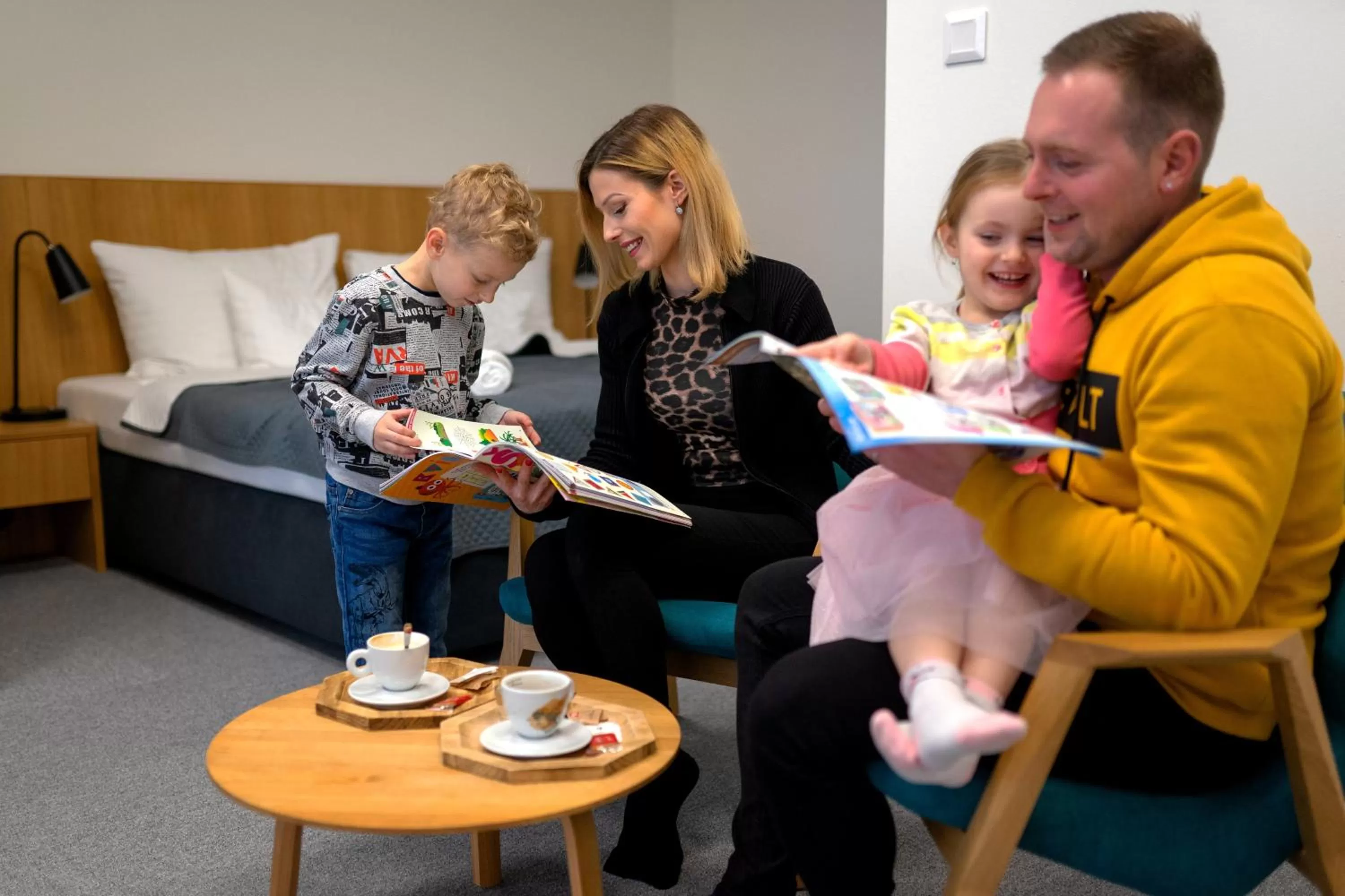 Family in Hotel Smetanova