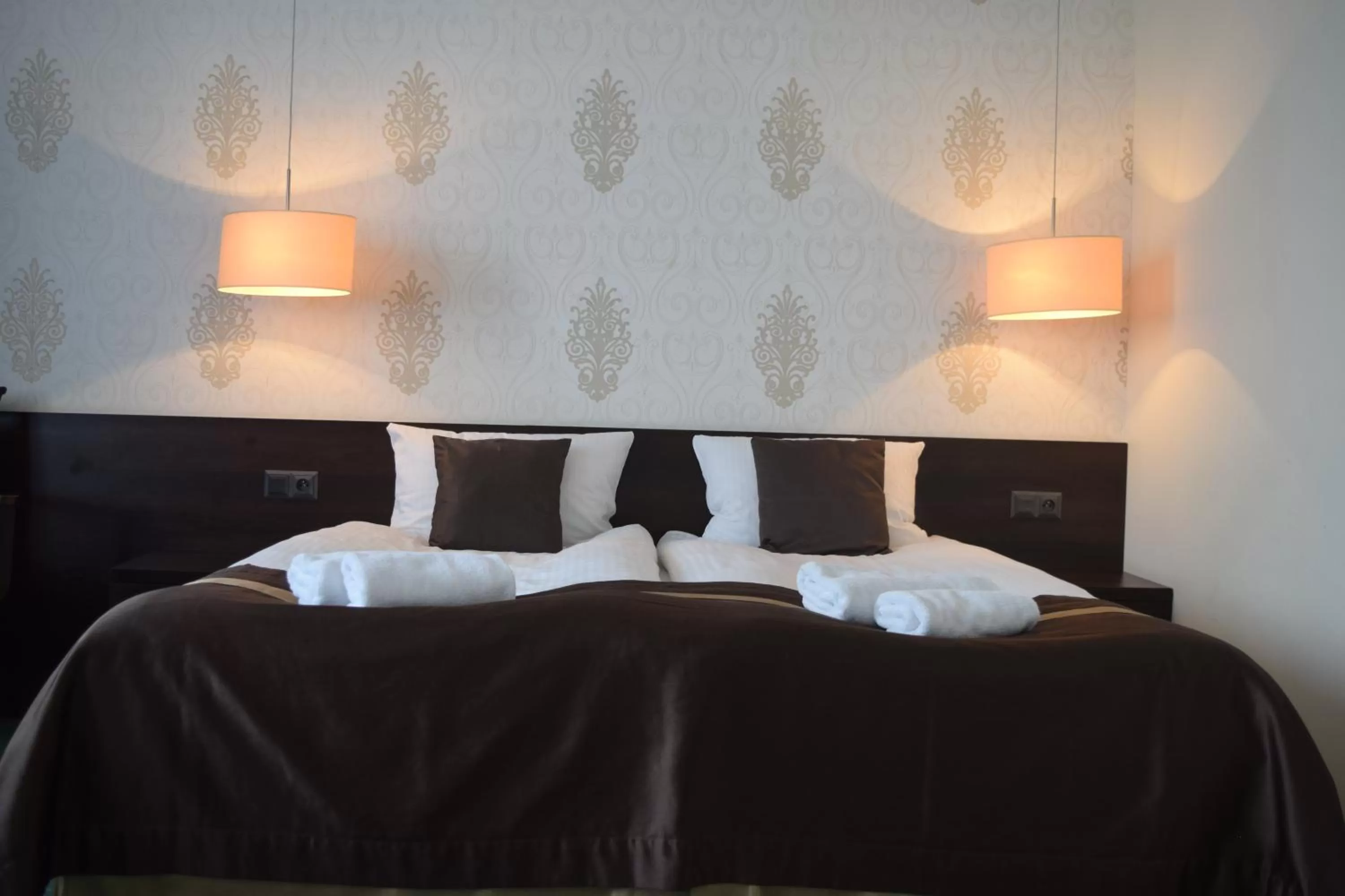 Bed in Hotel Maraton