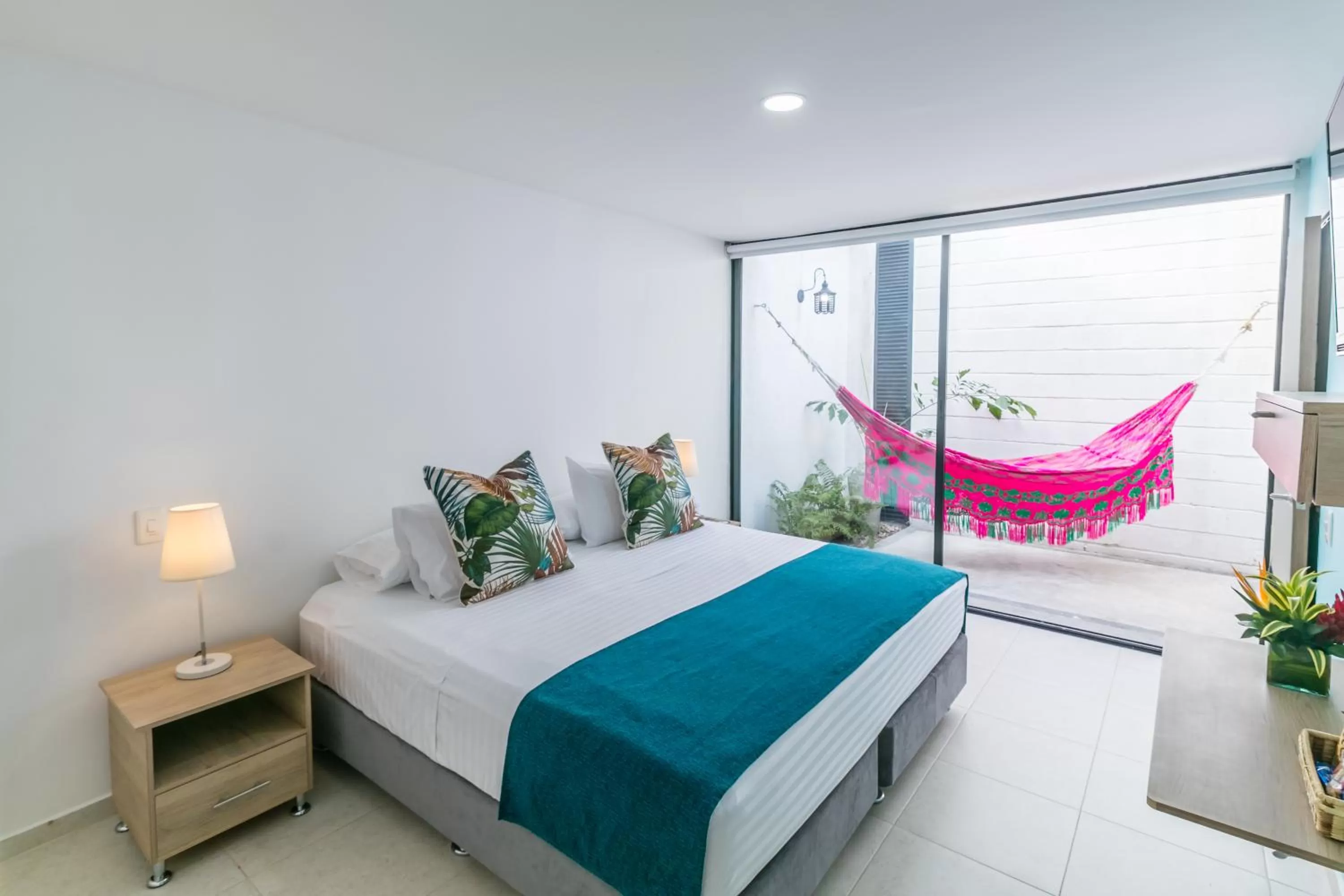 Bed in Hotel Casa Vallecaucana