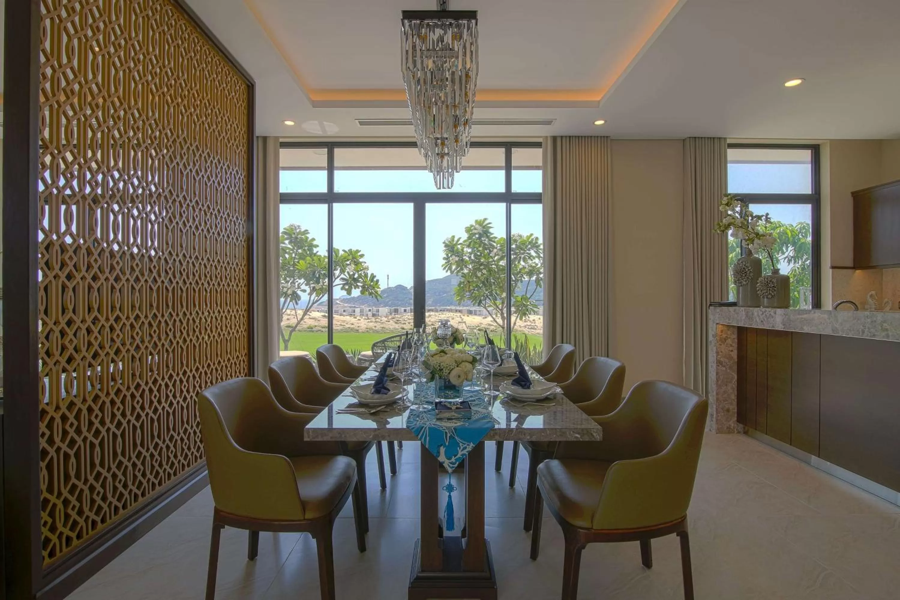 Living room in Wyndham Grand KN Paradise Cam Ranh