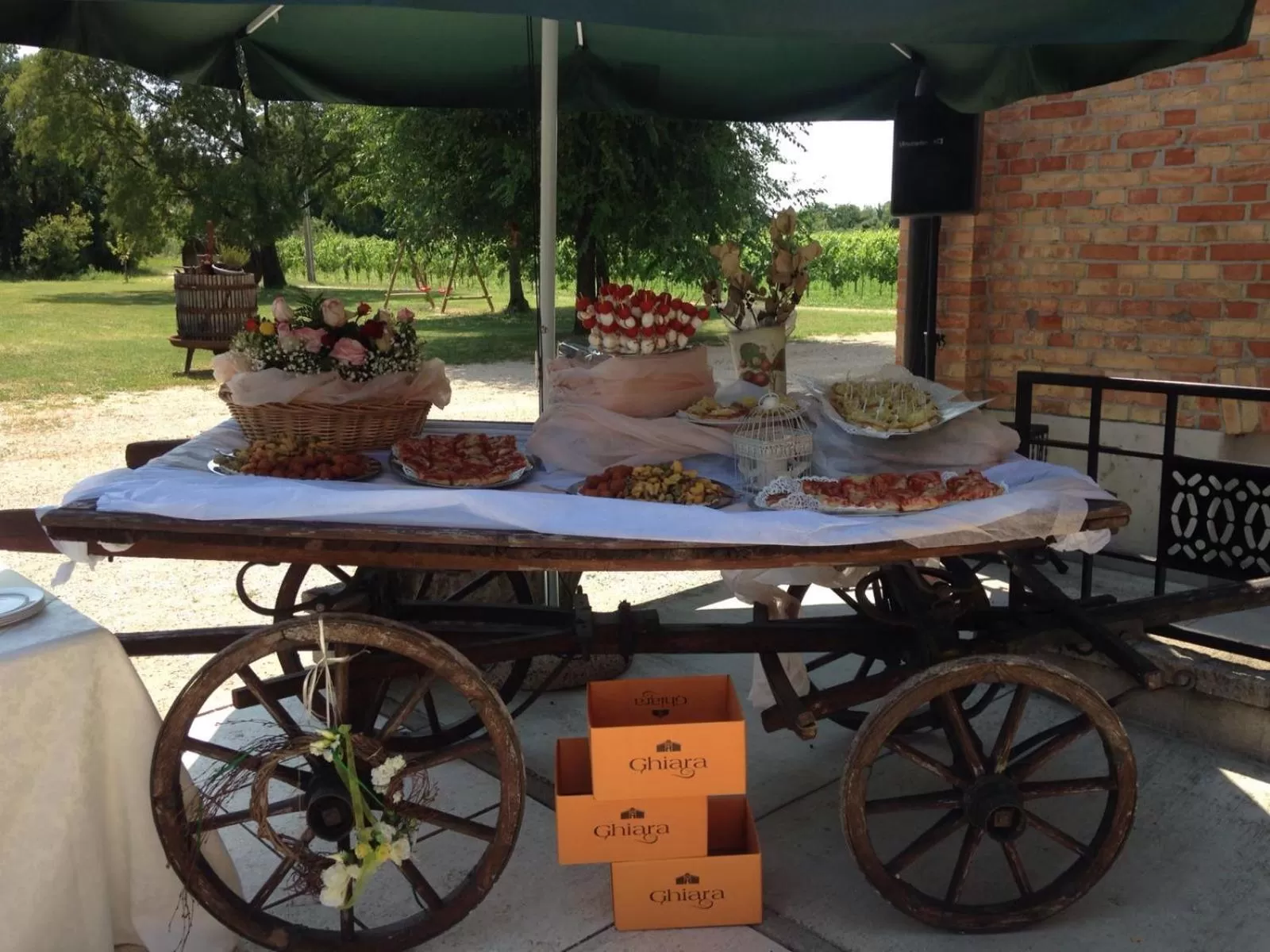 Food and drinks in Agriturismo Le Giarine