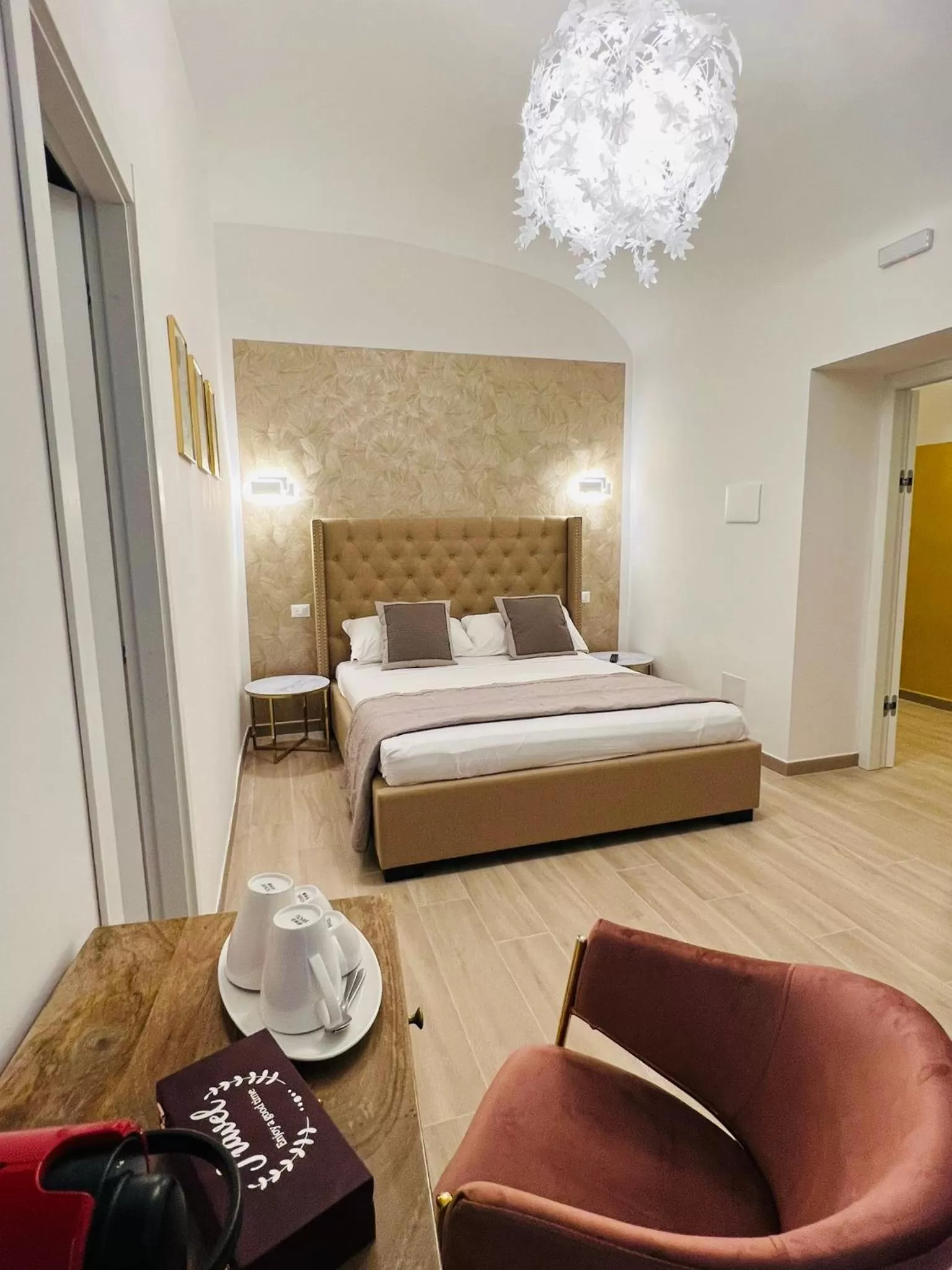 Bed in Relais Roma Vaticano - METRO station Ottaviano