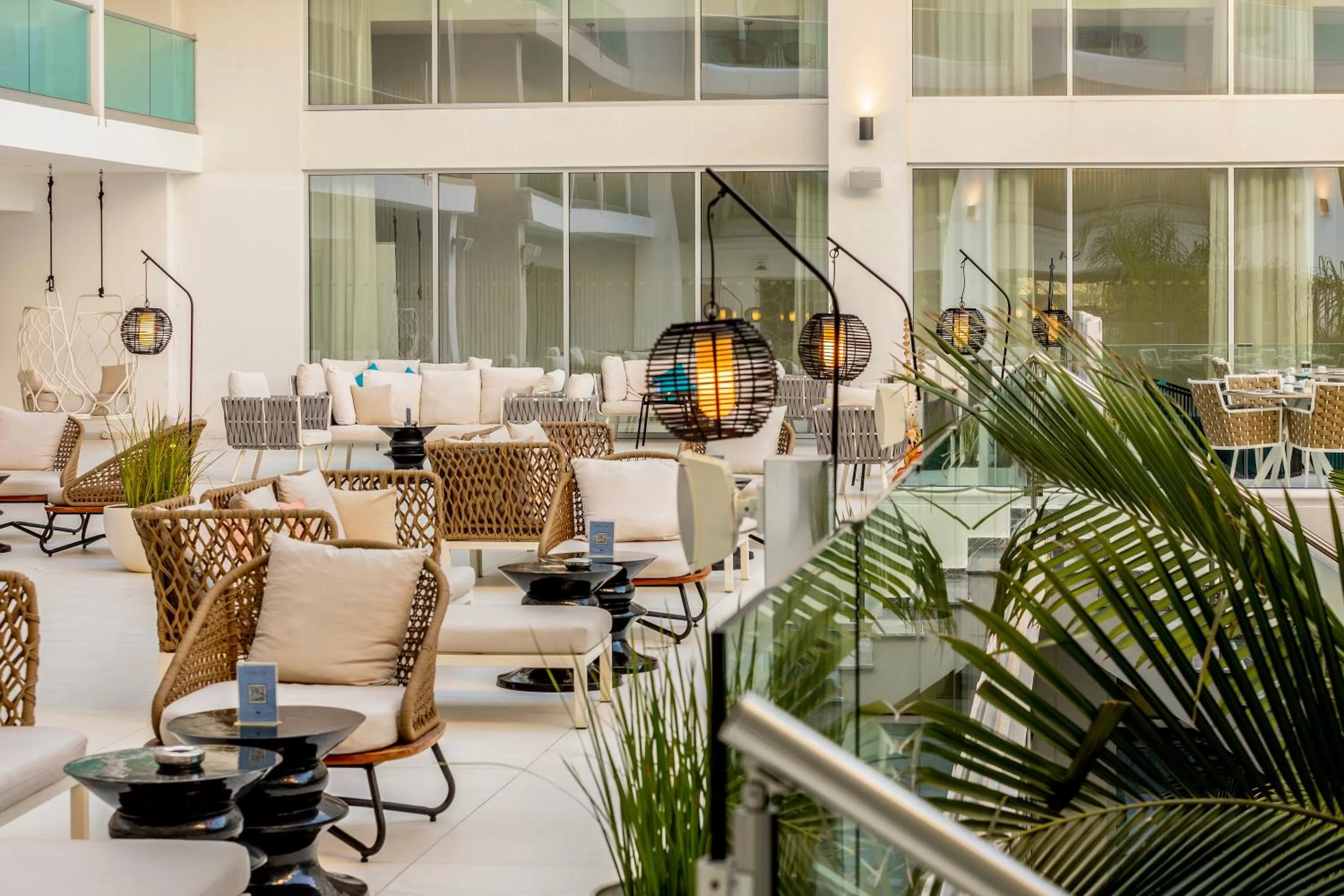 Seating area in NissiBlu Beach Resort