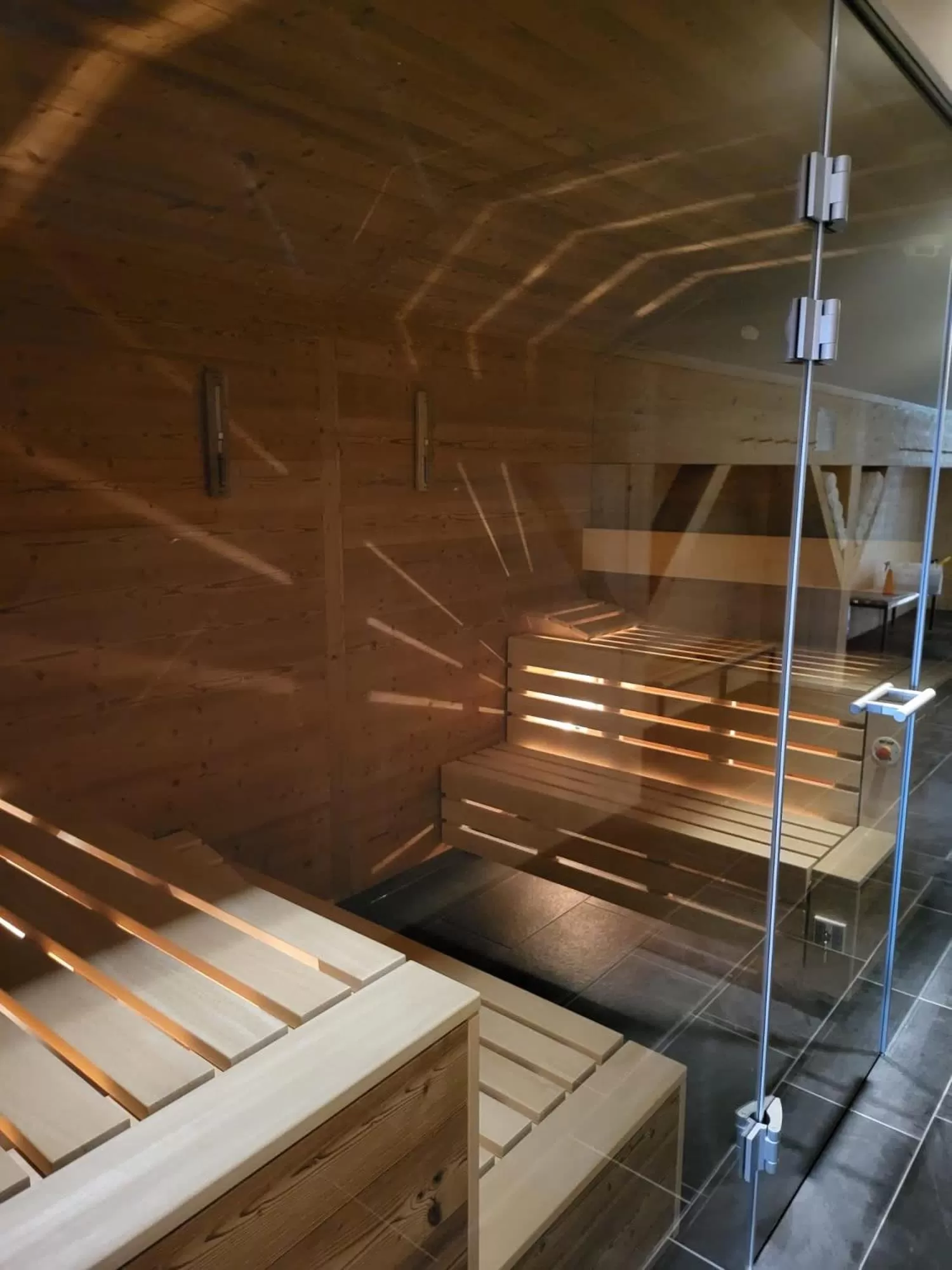 Sauna, Bed in Panoramahotel Sonnhalde