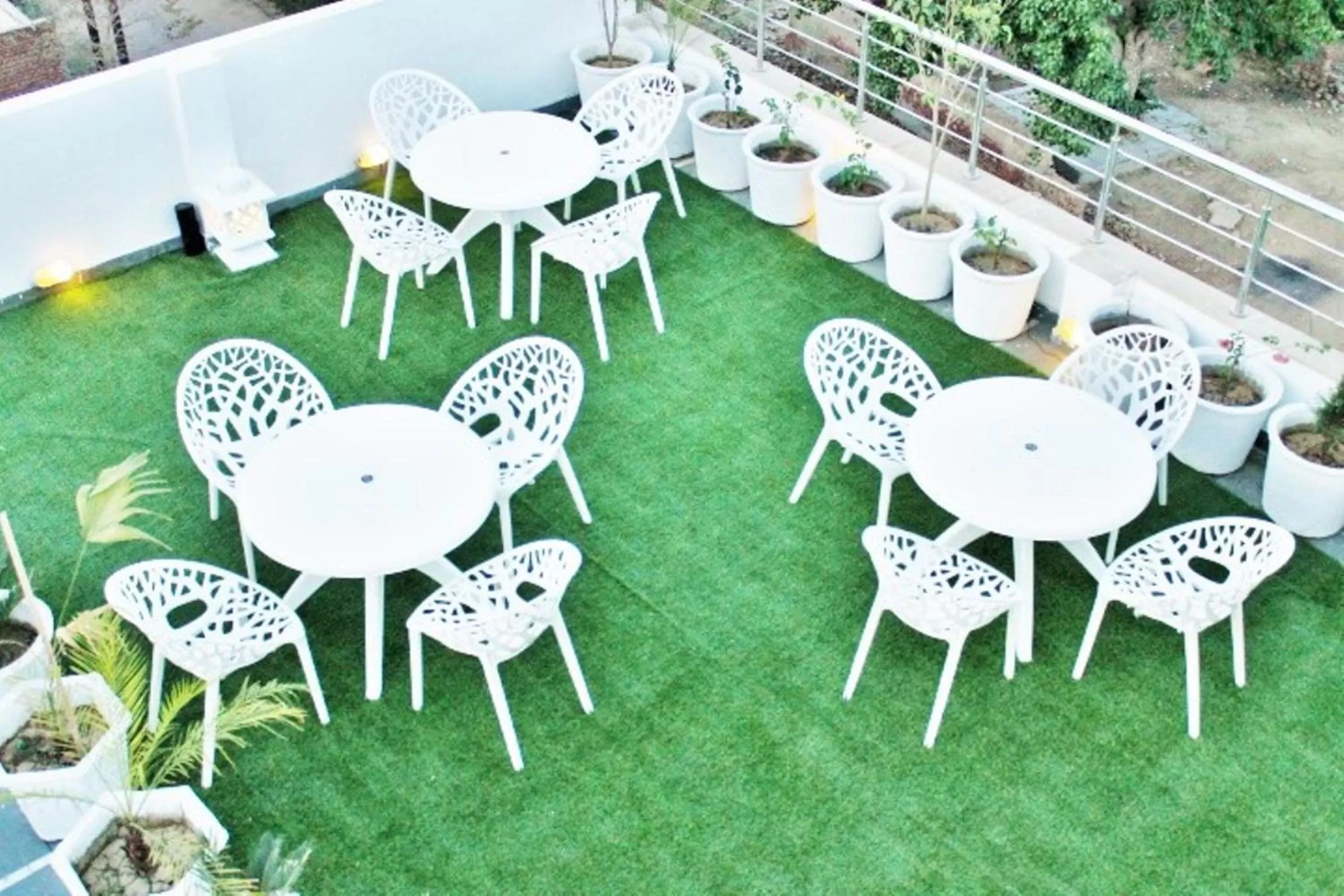 Decorative detail in Hotel Taj Villa- Agra