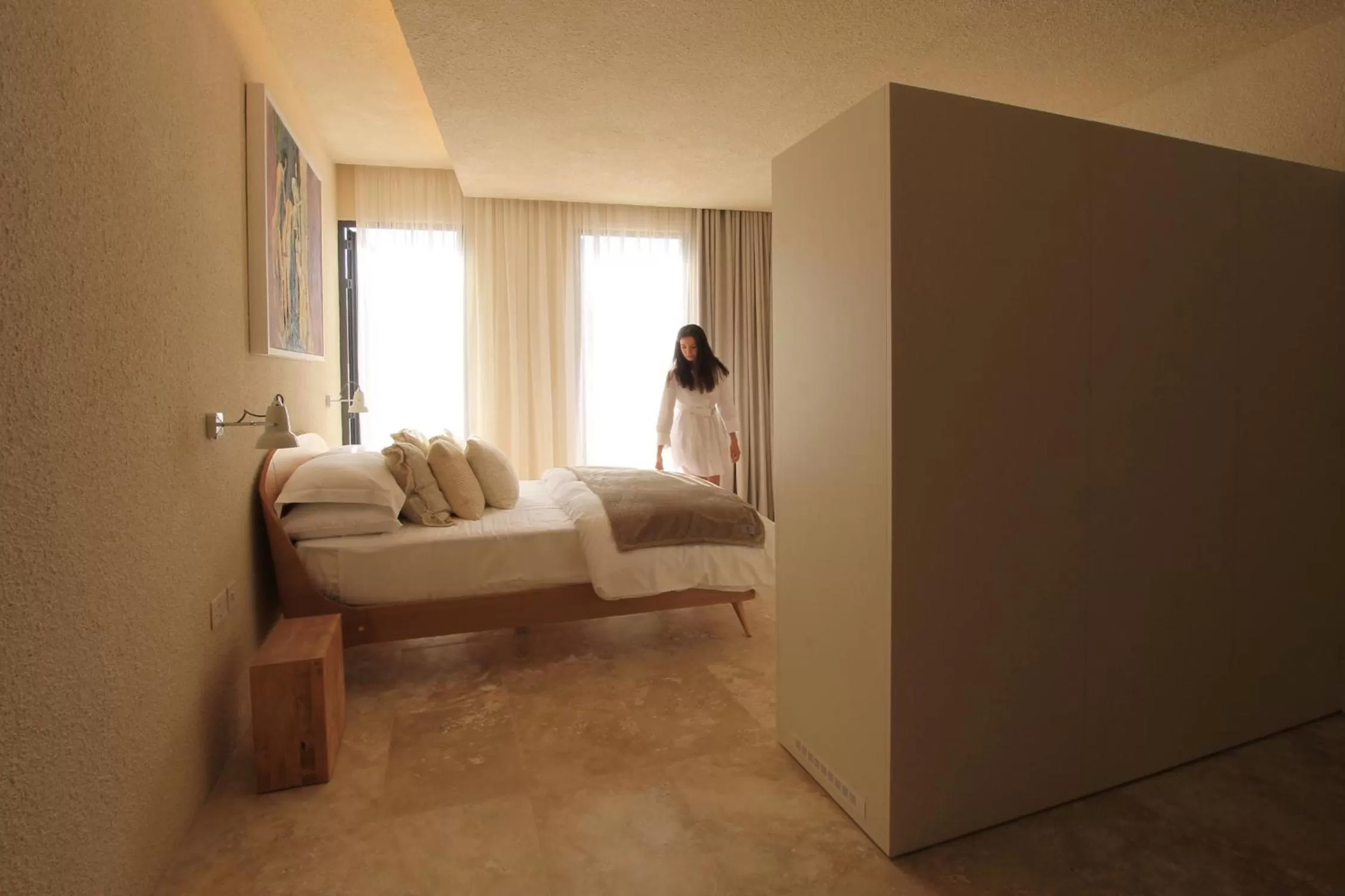 Bed in The King George Village Boutique Living