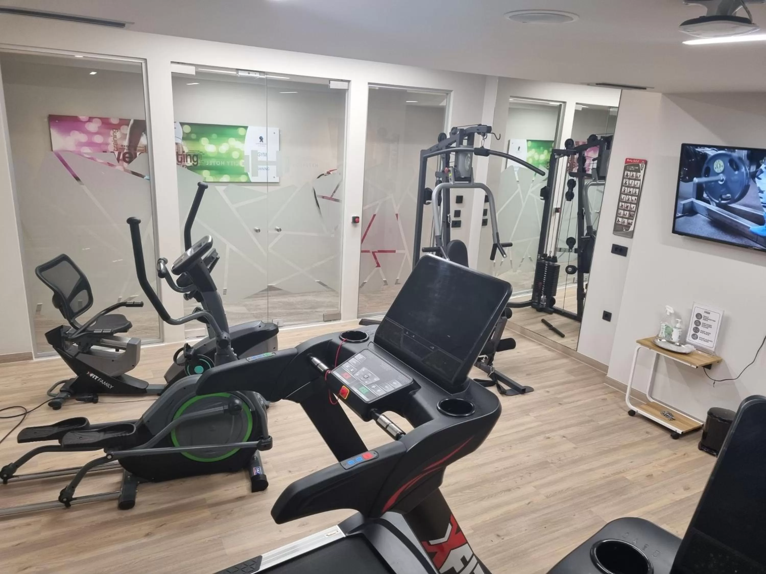 Fitness centre/facilities in Hyperion City Hotel & Spa