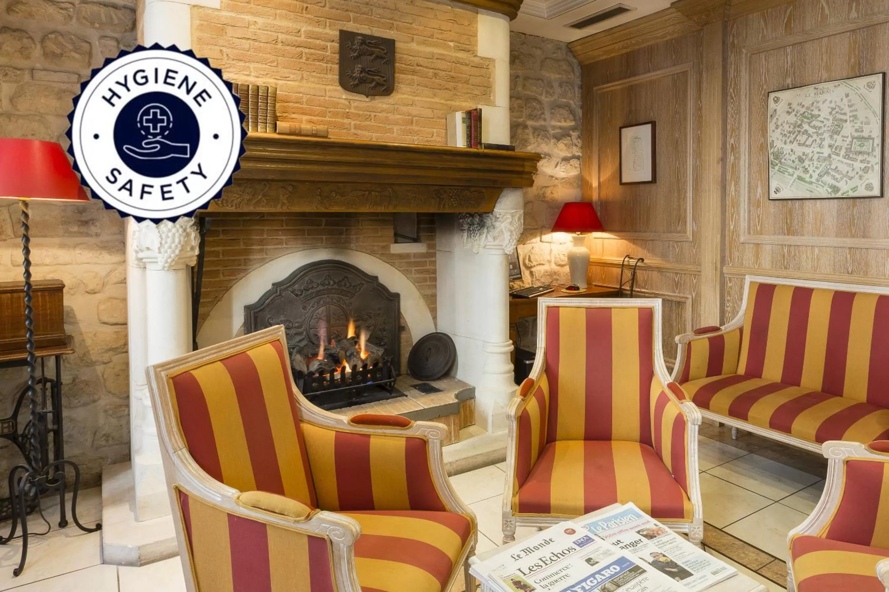 Living room in Elysees Niel Hotel