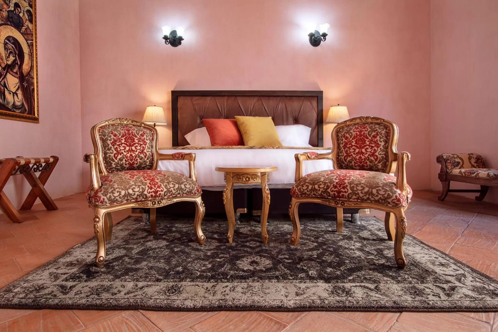 Bed, Seating Area in Hotel Doña Manuela