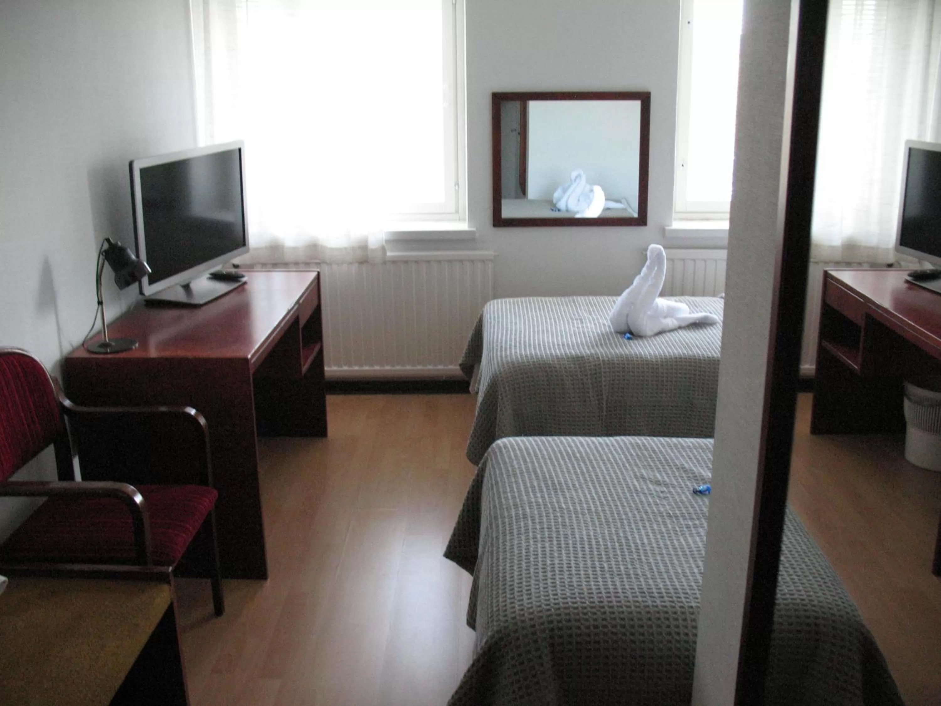 Decorative detail, TV/Entertainment Center in Hotel Kemijärvi