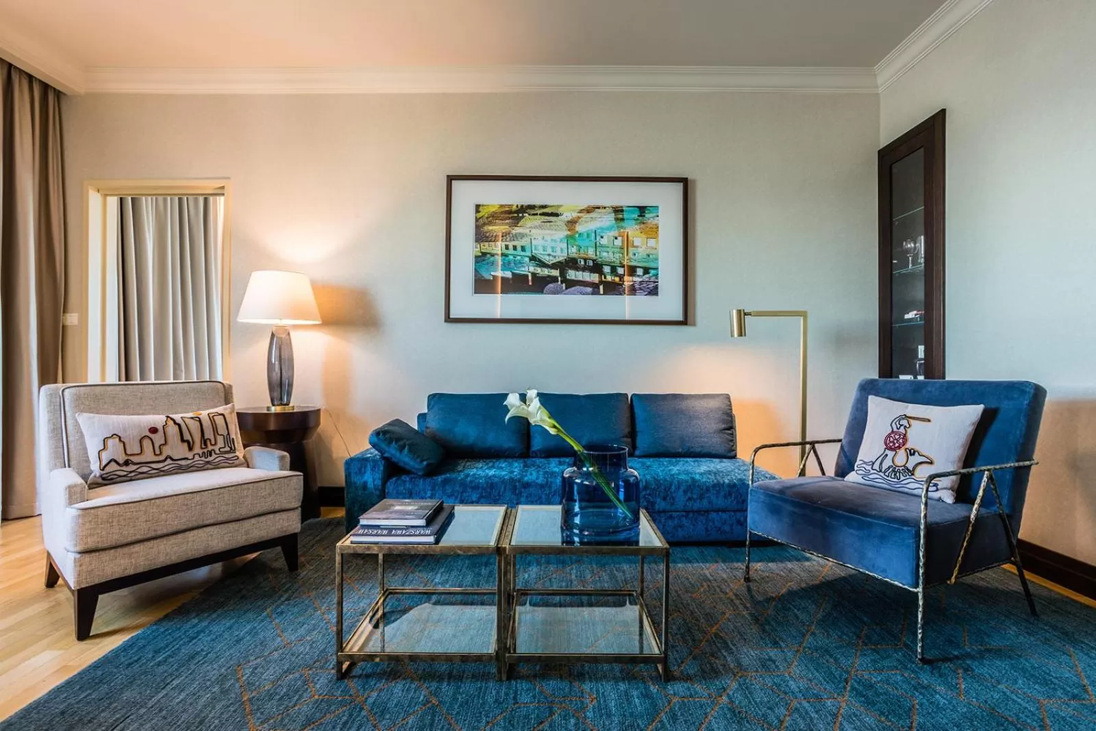 Living room in InterContinental Warszawa by IHG