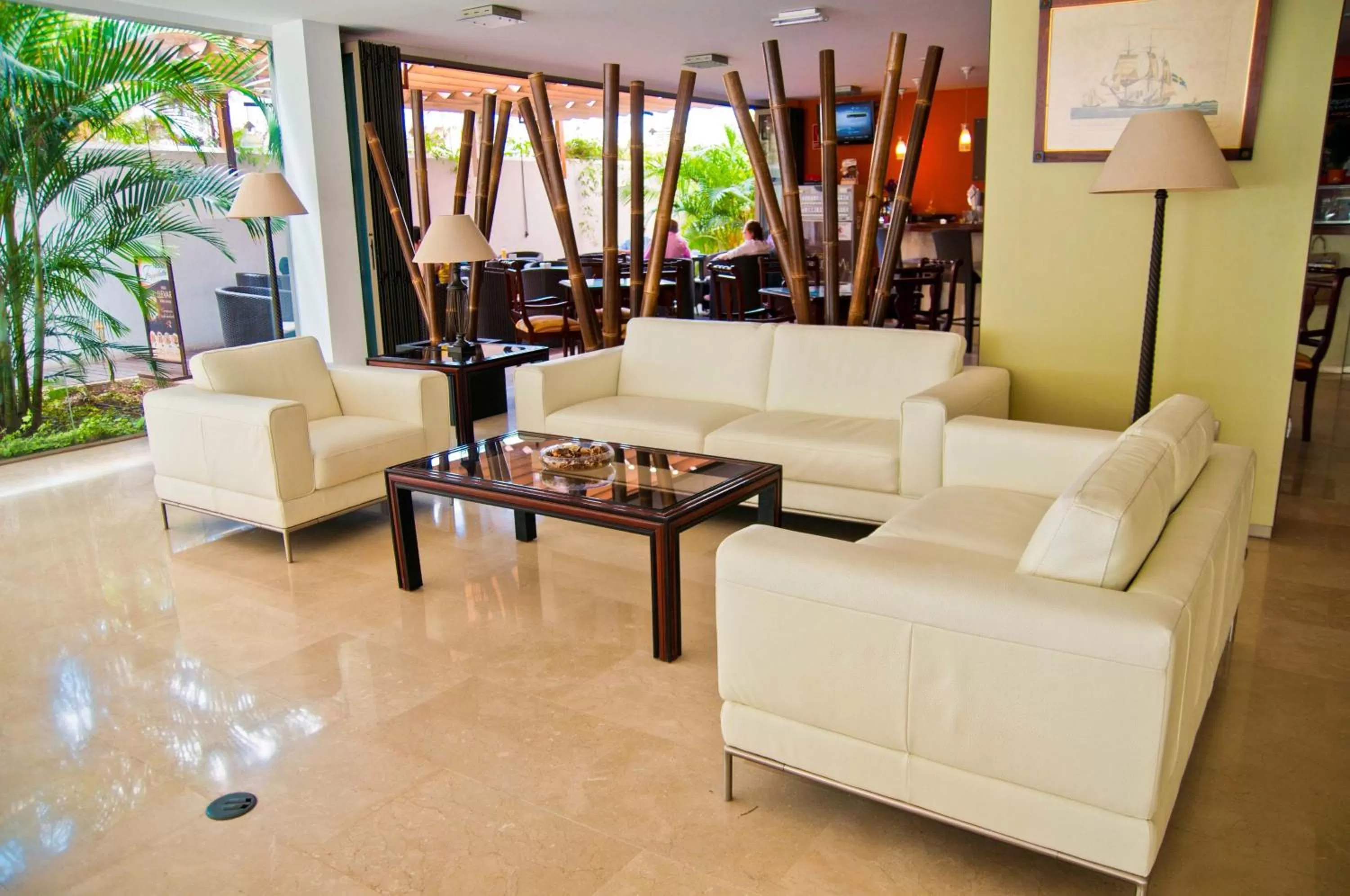 Lobby or reception in Hotel Colon Rambla