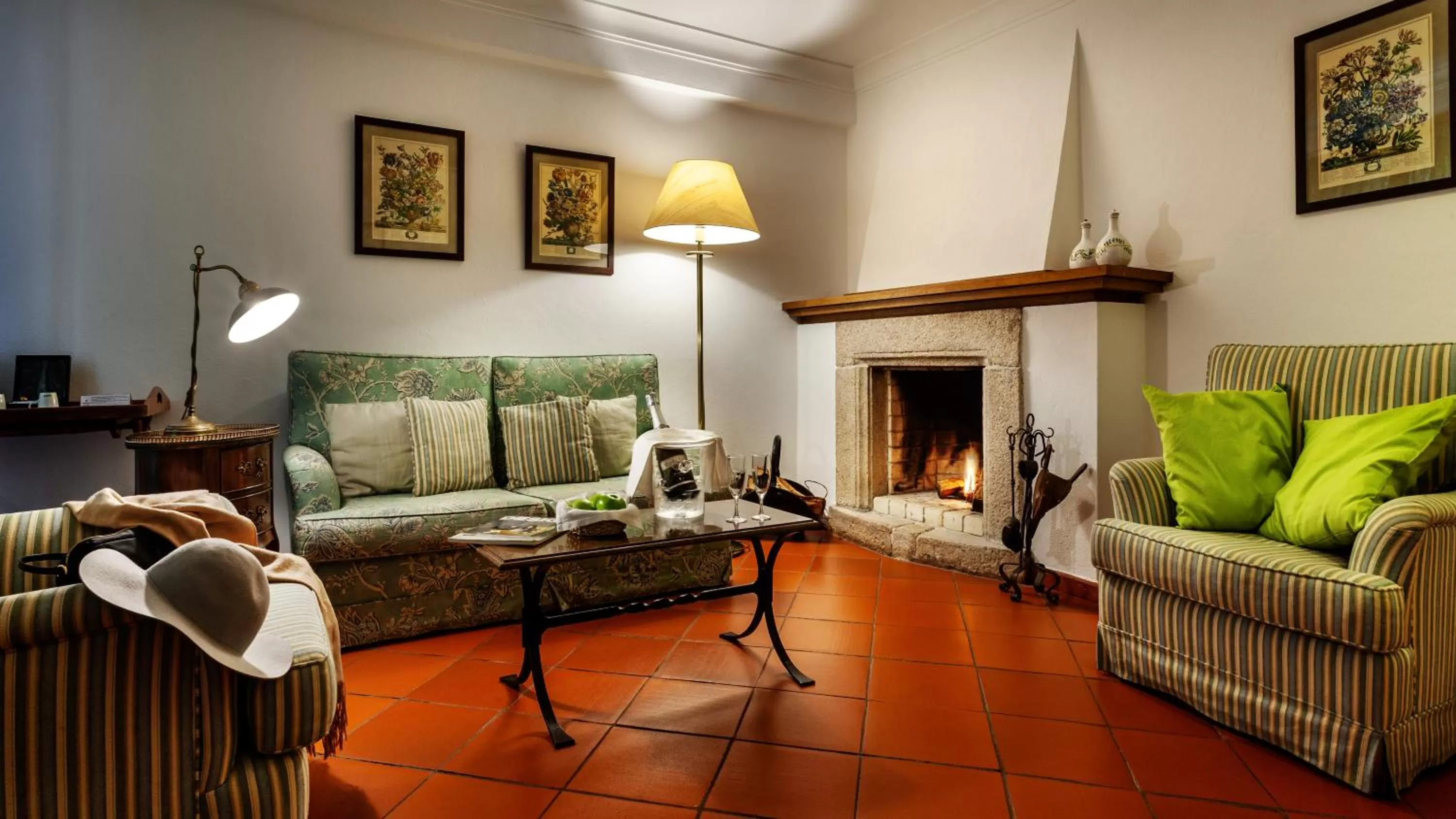 Living room in Pousada de Marvao