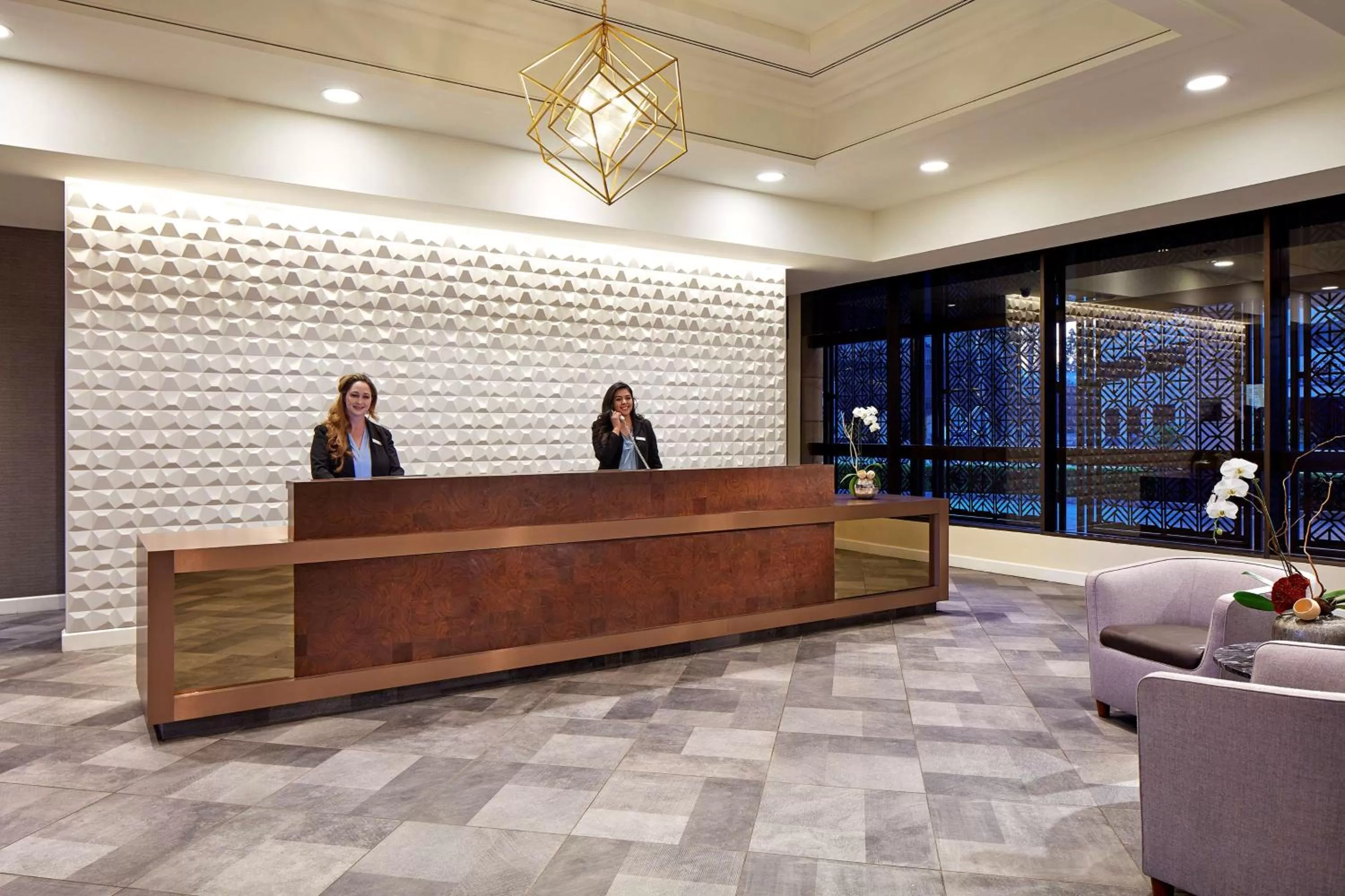 Lobby or reception in Hilton Pasadena