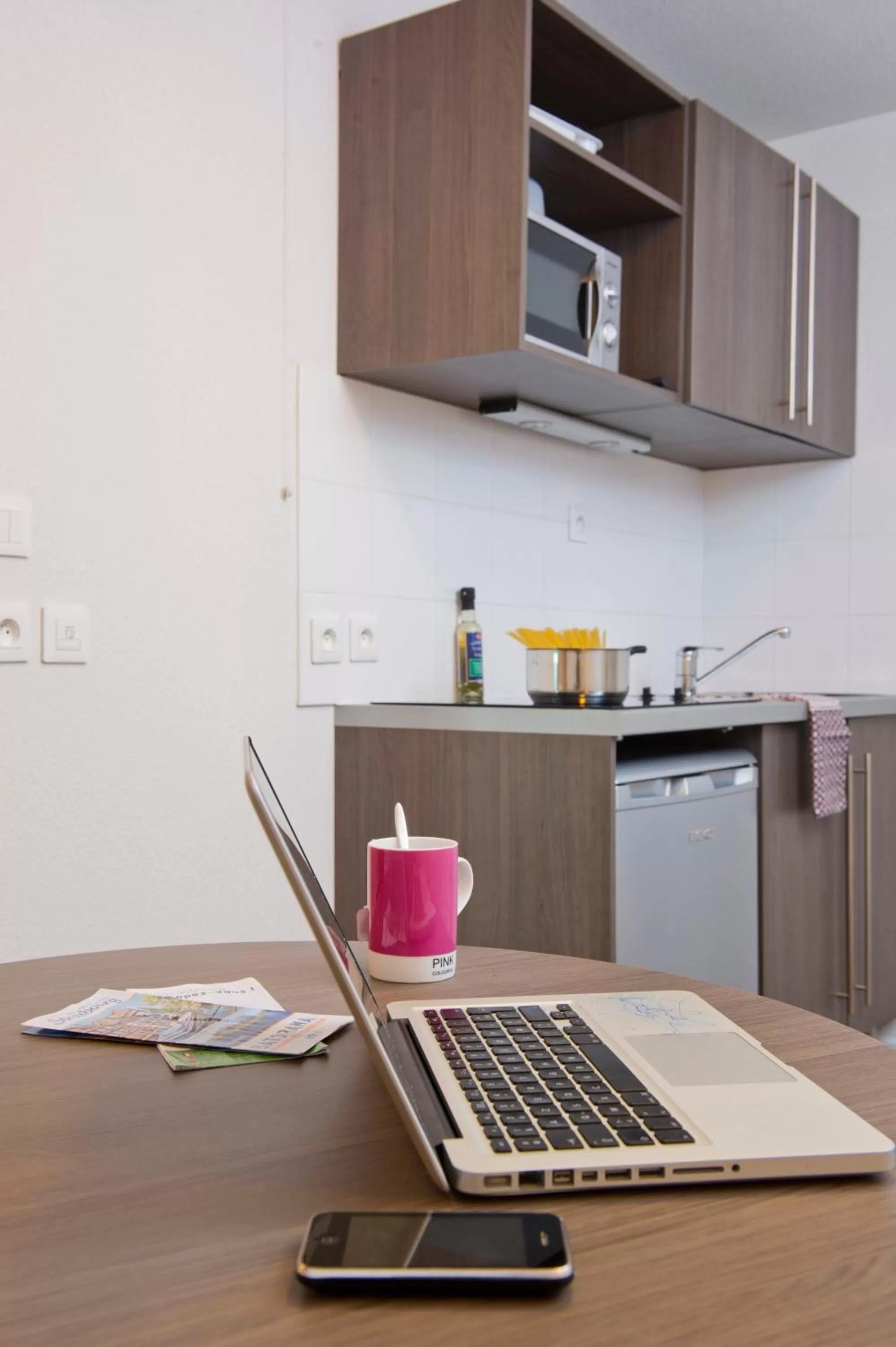 Kitchen or kitchenette in Aparthotel Adagio Access Strasbourg Petite France