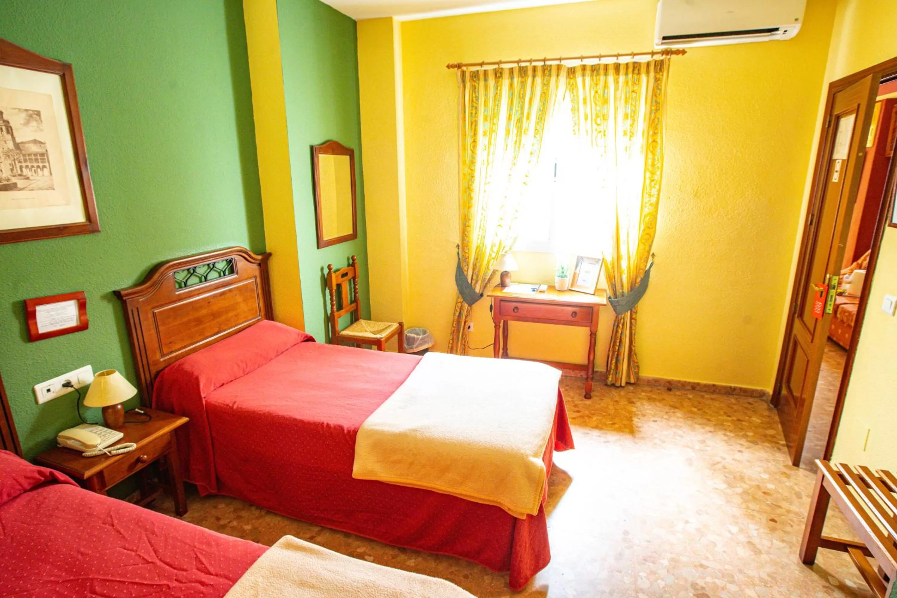 Decorative detail, Bed in Hotel Arunda II