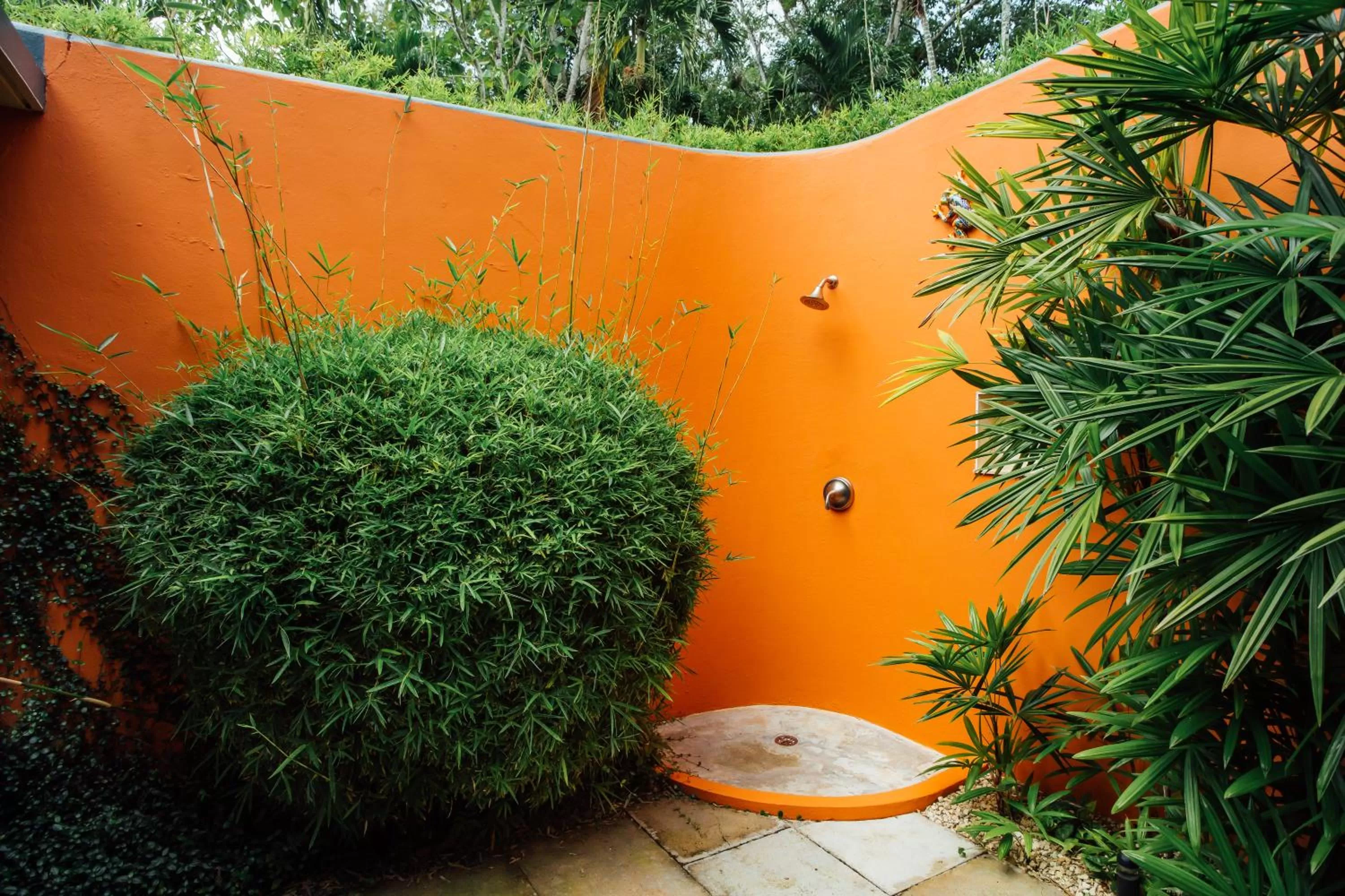 Shower in The Lodge at ChaaCreek