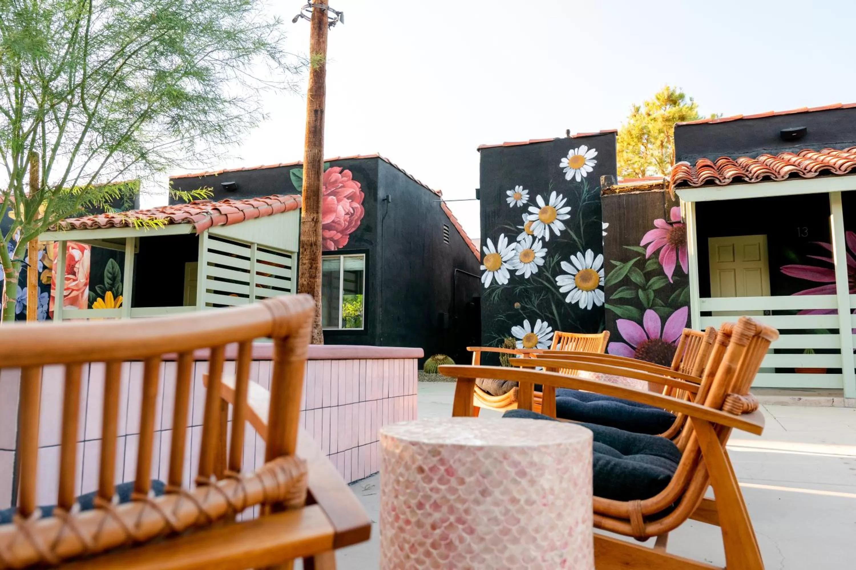 Patio in Fleur Noire Hotel - 21 and Over