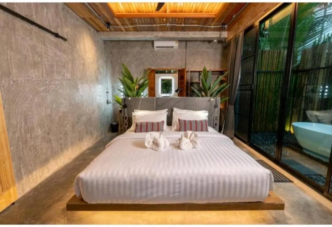 Bed in Grandfather Khaolak Resort