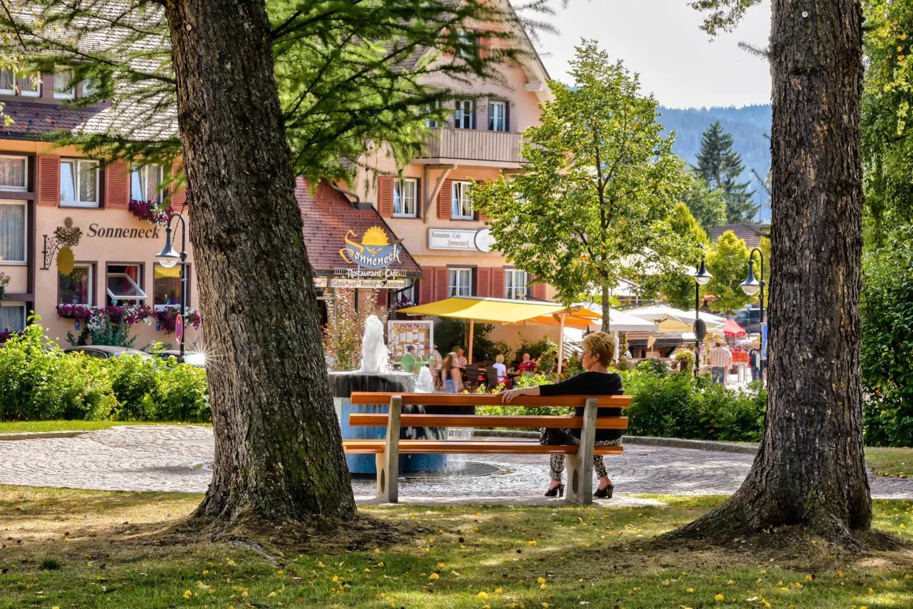 Patio in Hotel Sonneneck Titisee -Adults Only-