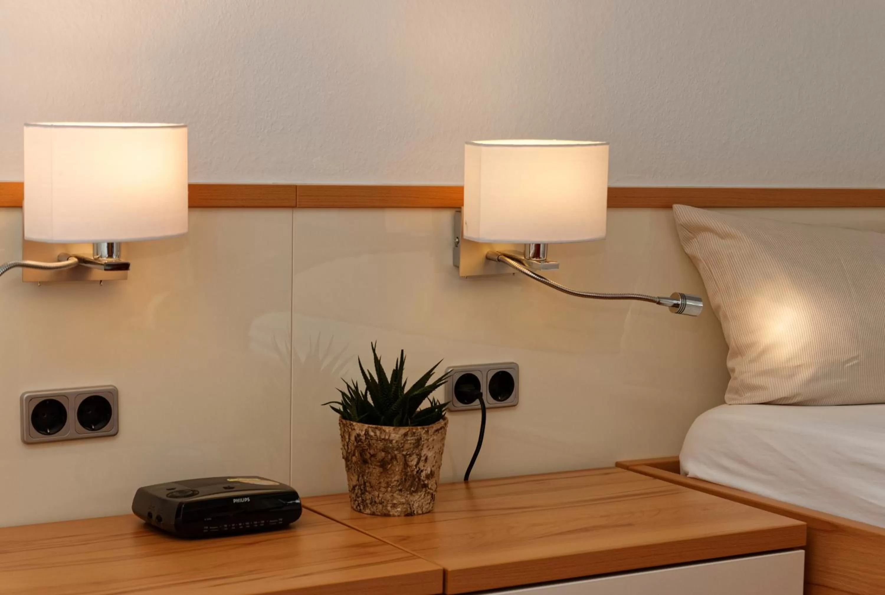 Photo of the whole room, Bathroom in Hotel "Haus am Berg"