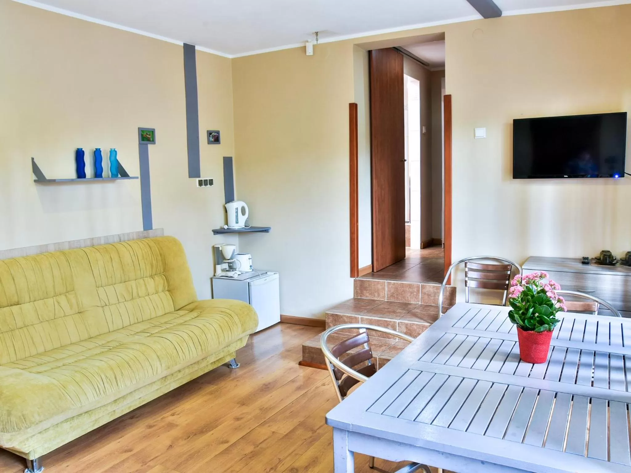 Bed, Seating Area in Gościniec Pod Markizami