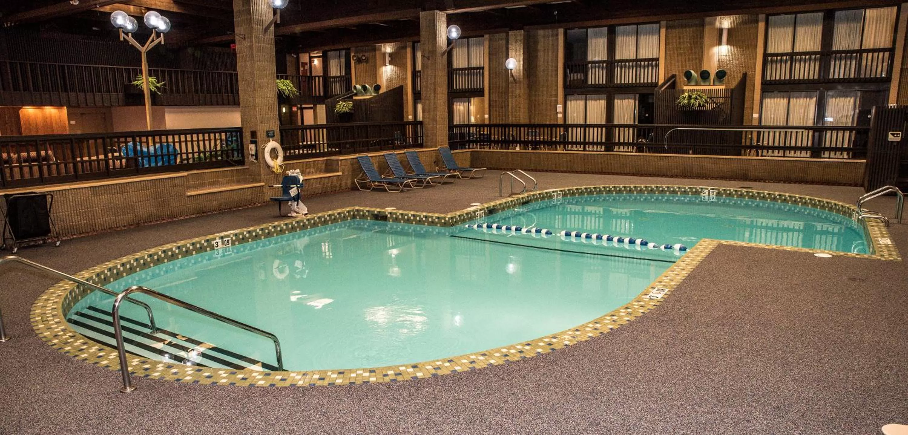 Pool view in Ramada by Wyndham Alpena