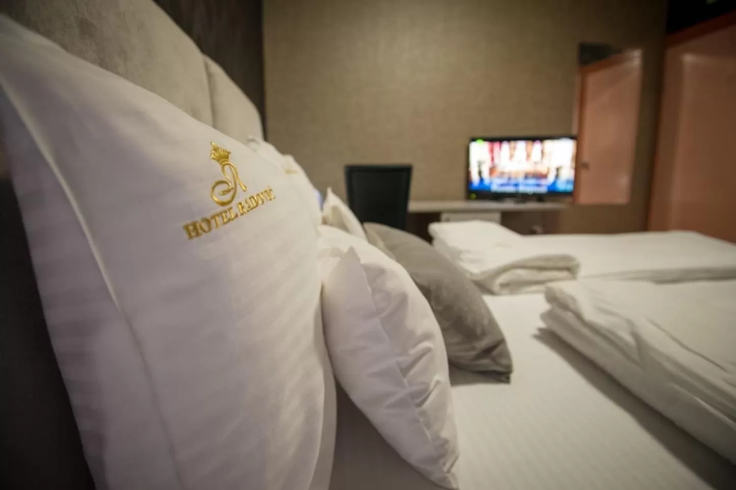 Bed in Garni Hotel Radović