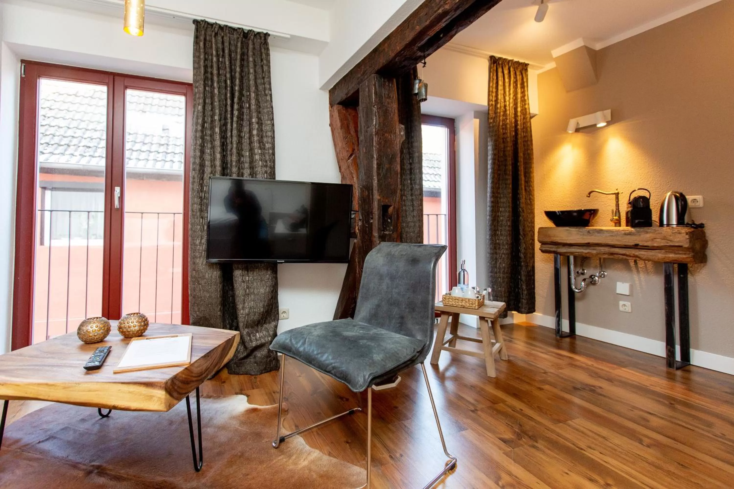 Decorative detail, Seating Area in Hotel Inselhof