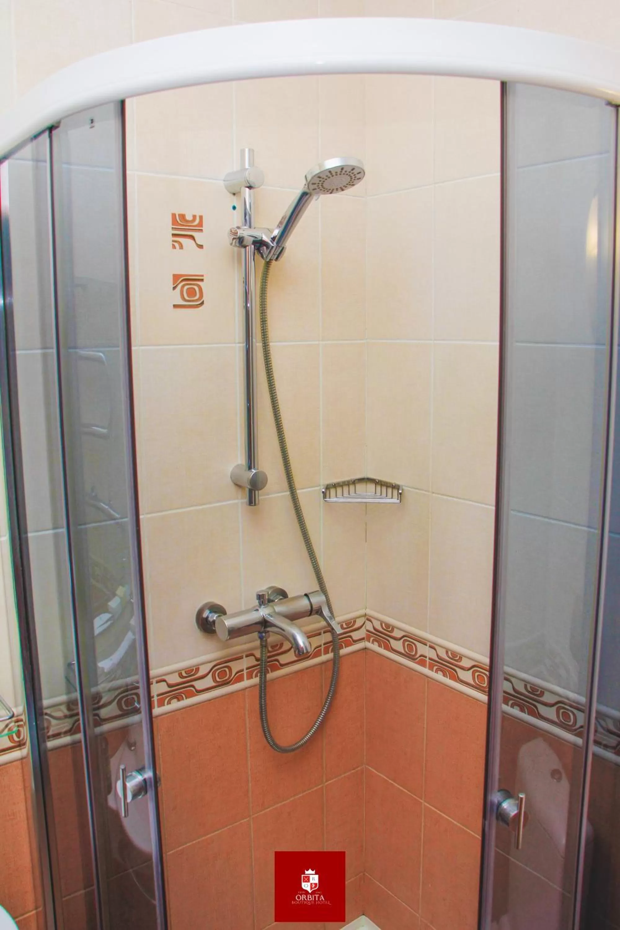 Shower in Orbita hotel Shymkent