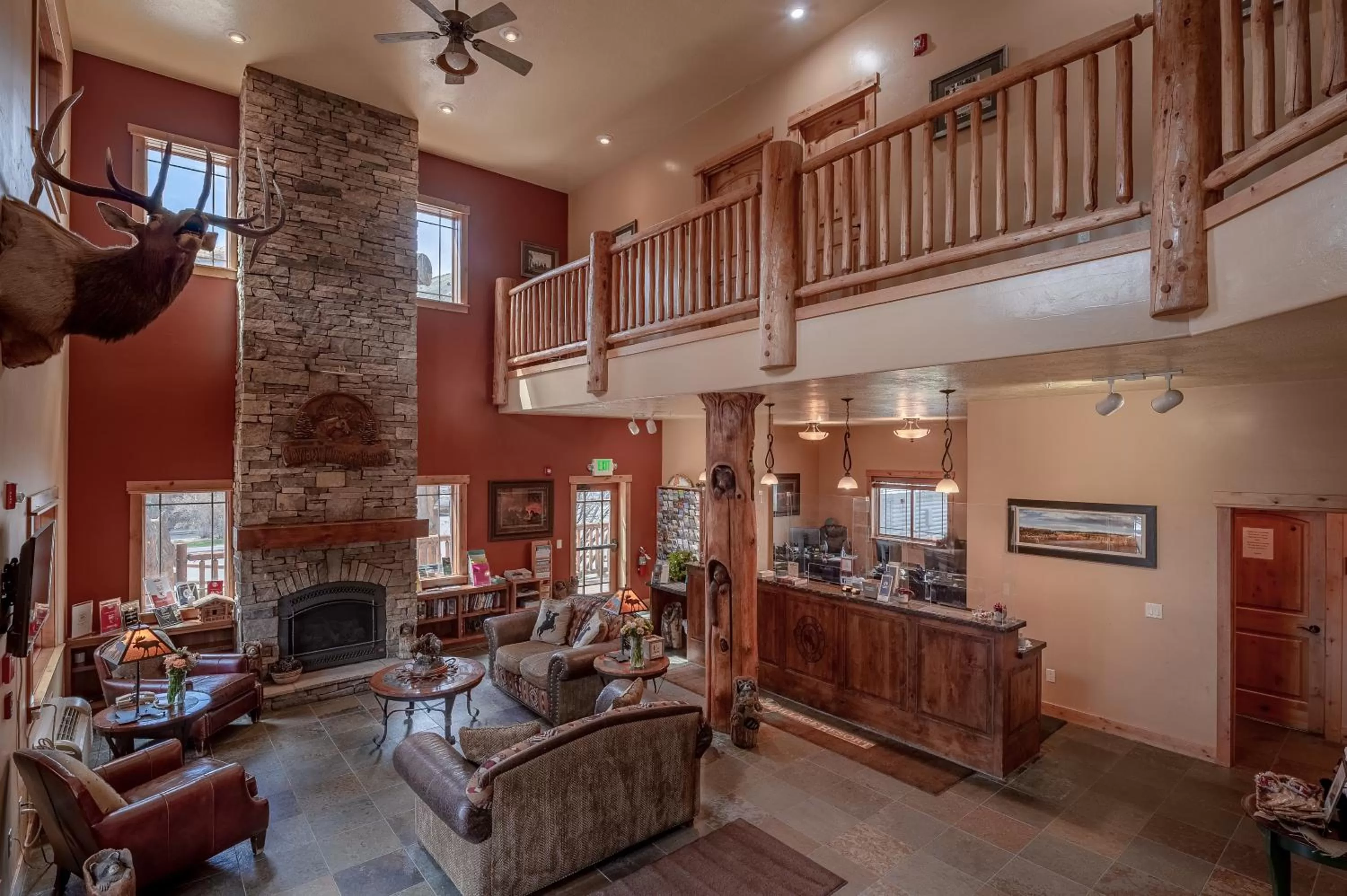 Lobby or reception in Cowboy Village Resort