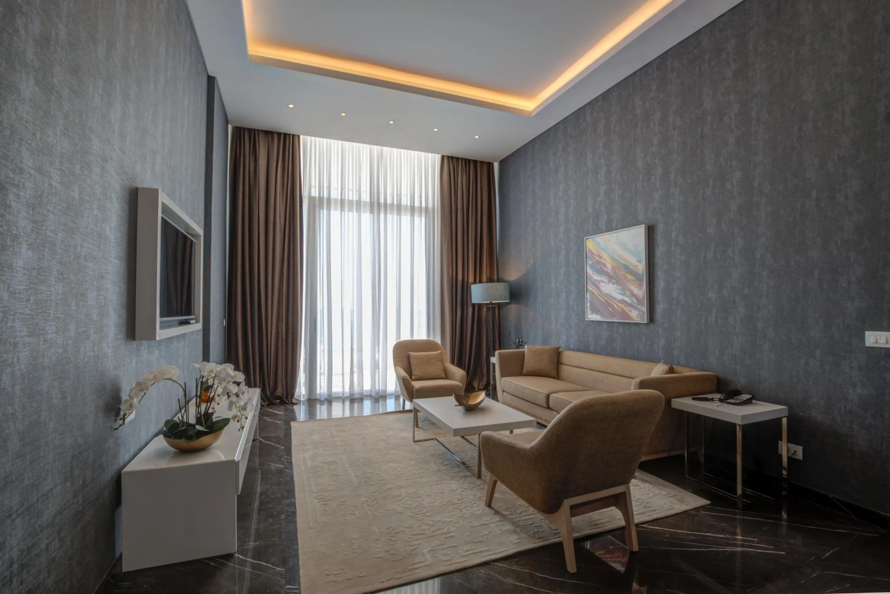 Seating area in Lancaster Eden Bay