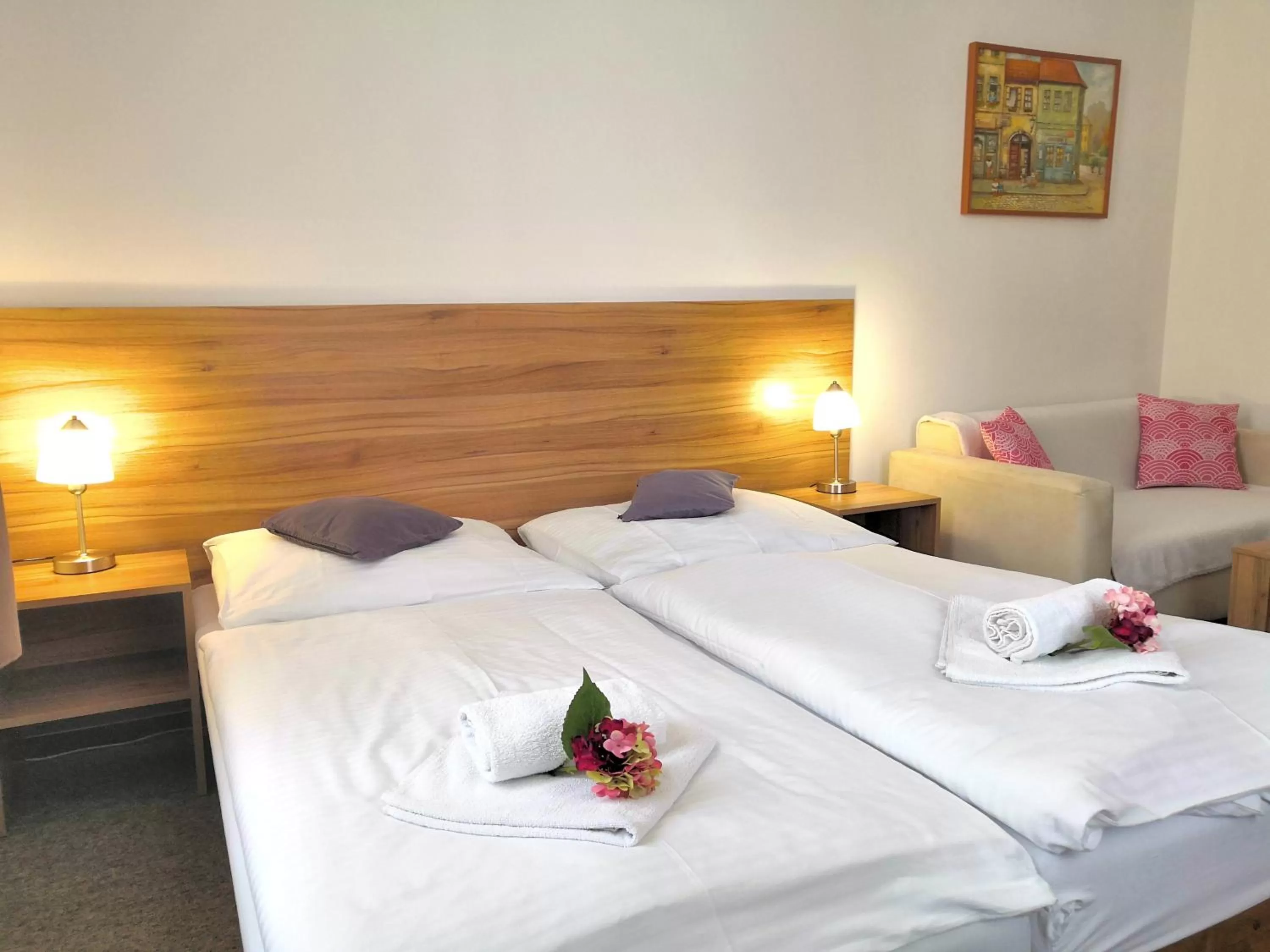 Bed in Hotel U Brány