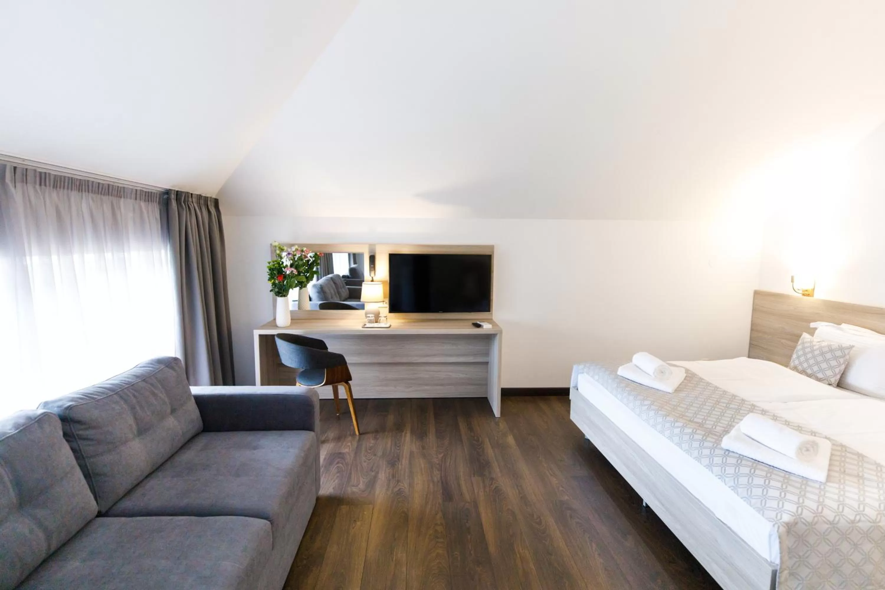 Bed in Hotel Antonio