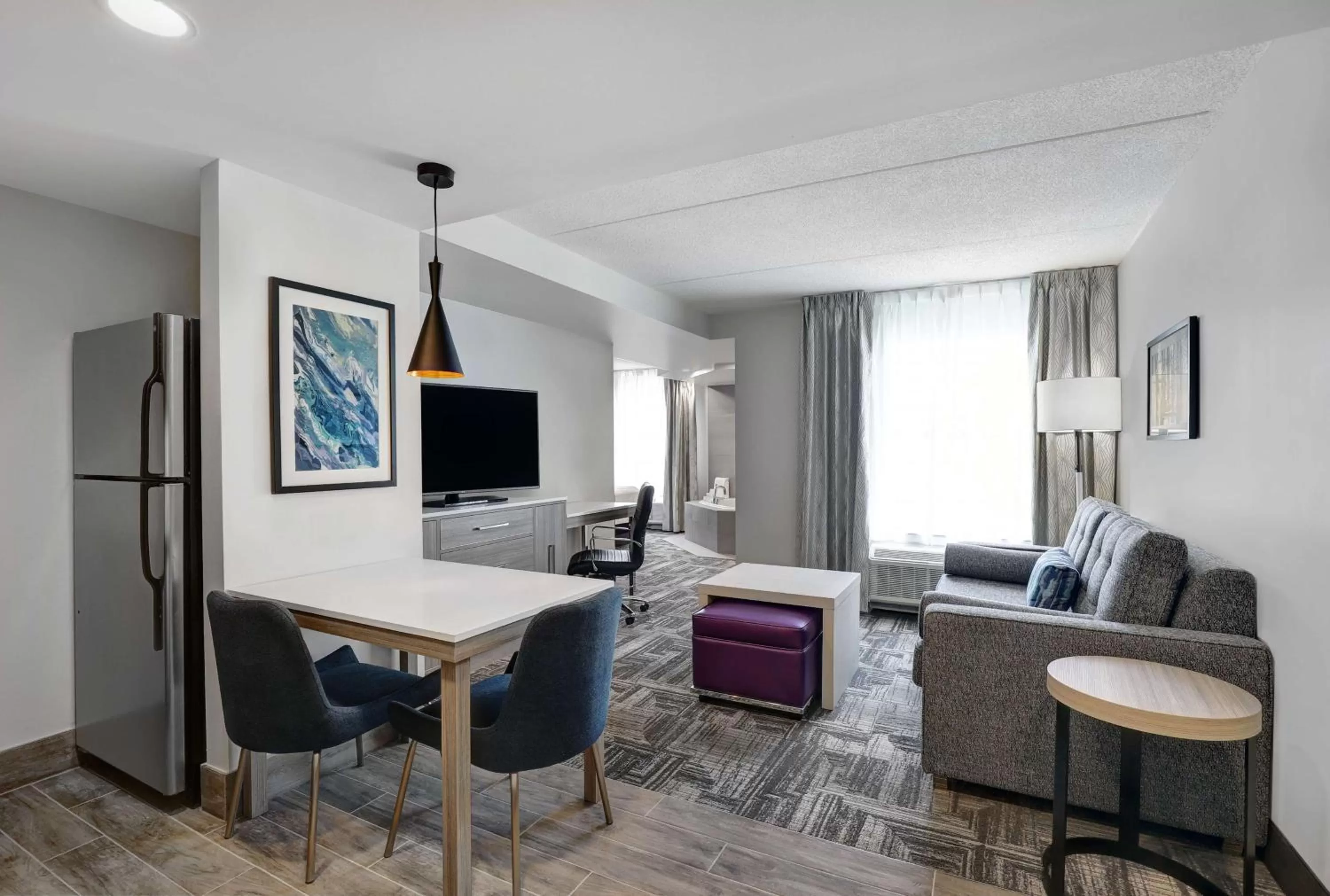 Living room in Homewood Suites by Hilton London Ontario
